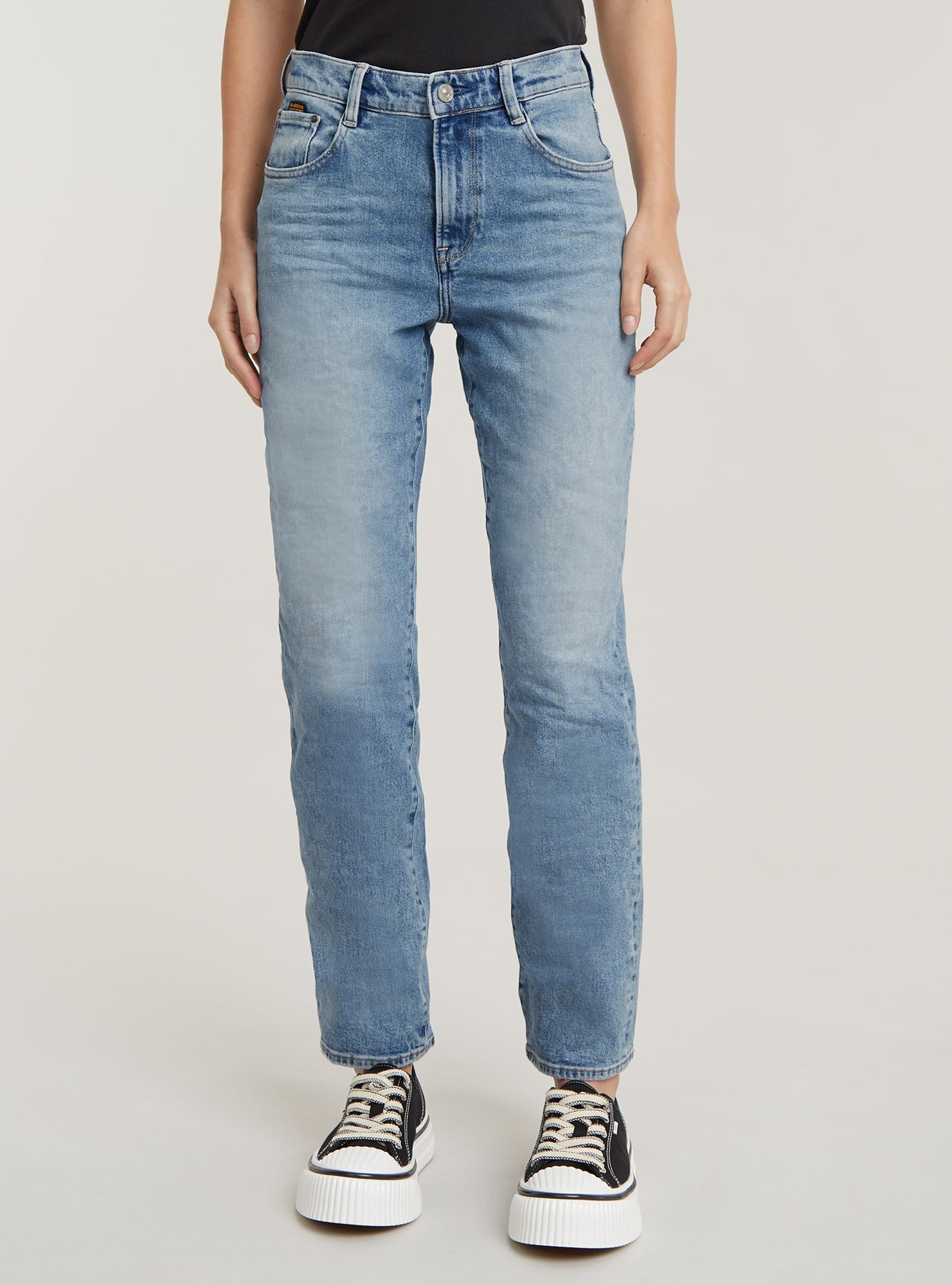 G-STAR 5-Pocket-Jeans "Viktoria High Straight Jeans" günstig online kaufen