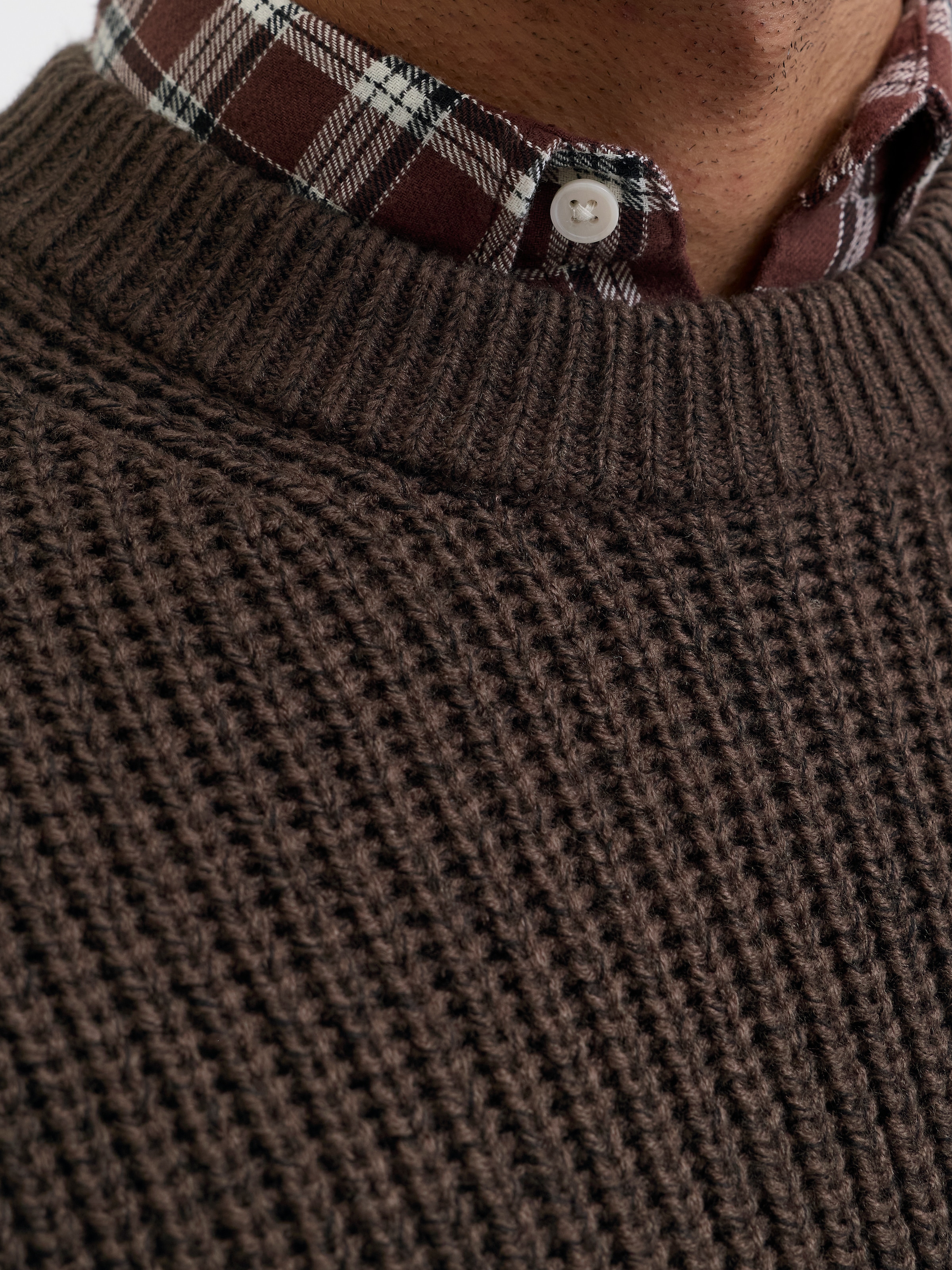 Jack & Jones Strickpullover »JORBLEECKER KNIT CREW NECK BF«