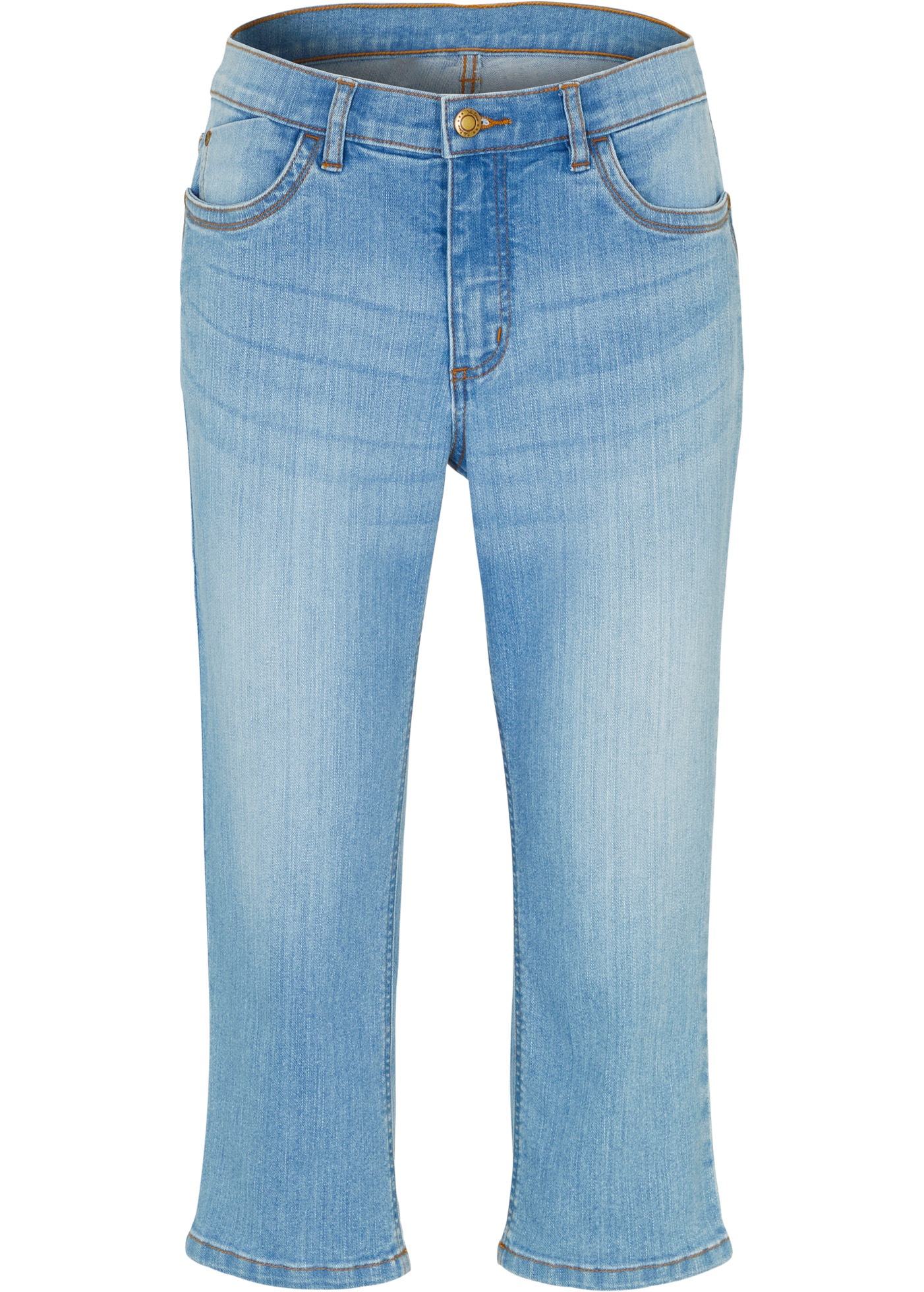 bonprix Caprijeans Slim Fit Passform, erhältlich in mehreren Größen, mit Stretch-Anteil