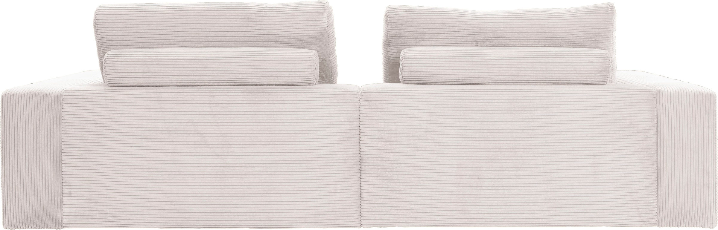 alina Big-Sofa »Sandy«, 256 cm breit und 123 cm tief, in modernem Cordstoff