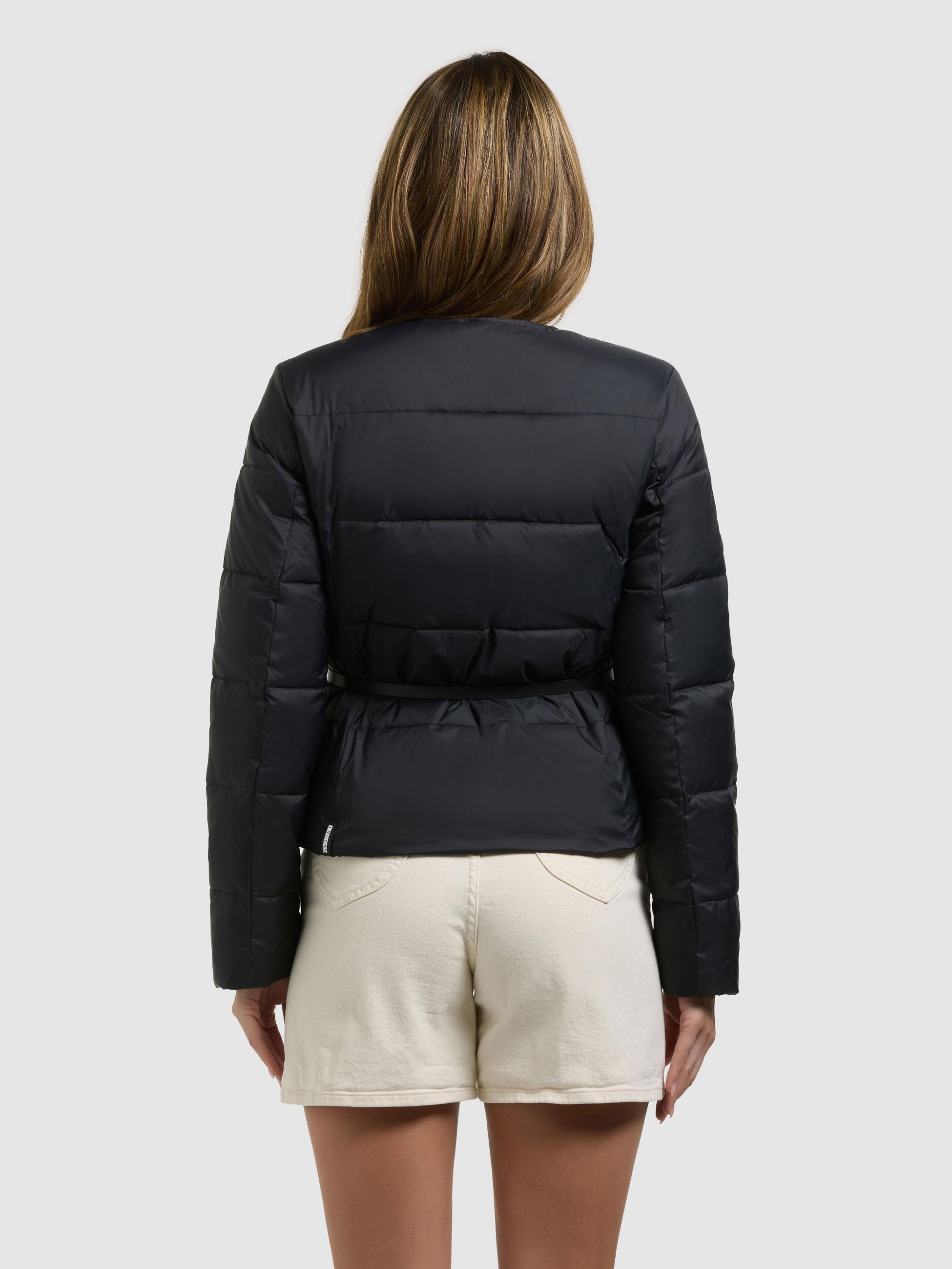 Thumbnail - khujo Steppjacke "Cinnia" ohne Kapuze Elegante Damen Übergangsjacke mit Taillengürtel