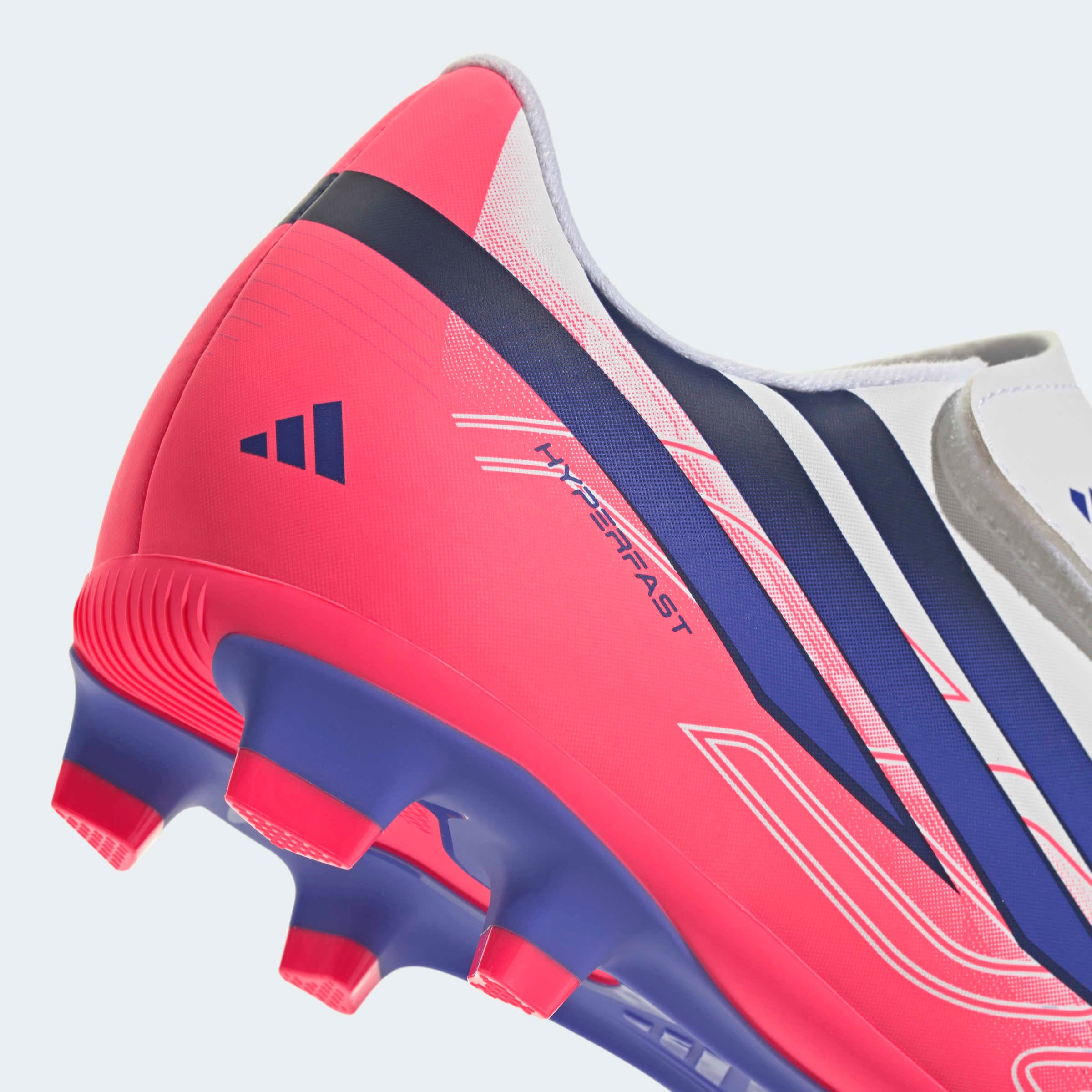 adidas Performance Fußballschuh »F50 HYPERFAST CLUB KIDS , KLETTVERSCHLUSS, FESTE BÖDEN/MULTI GROUND«  für viele verschiedene Böden geeignet, für Jugendliche & Kinder