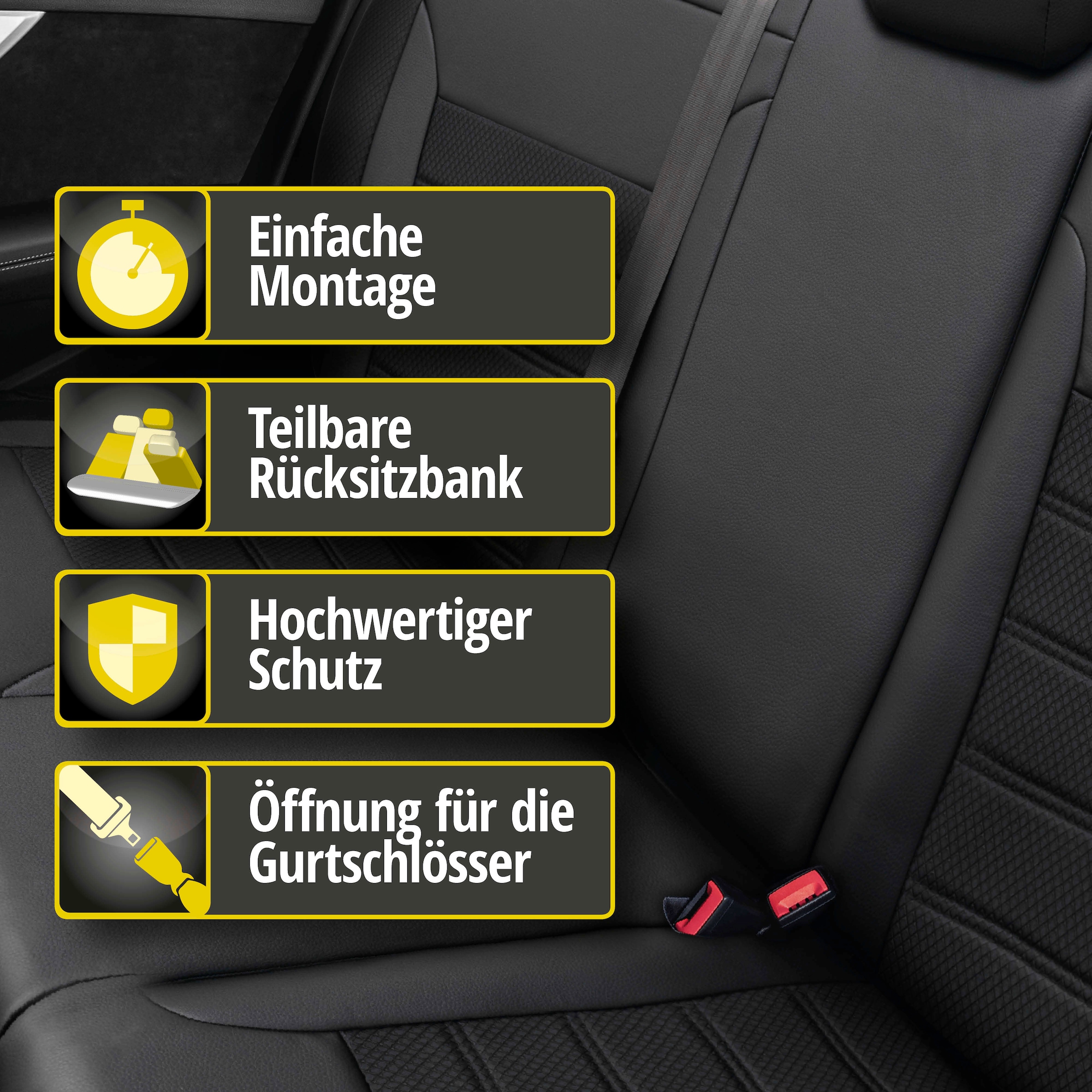 BAUR Baujahr 2016 für heute Autositzbezug, | - Black Comfortline VW Friday WALSER Tiguan