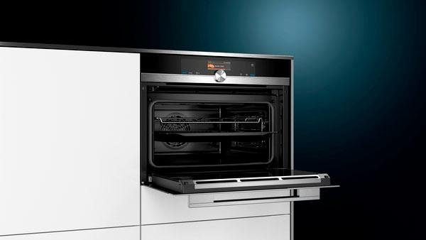 SIEMENS Dampfbackofen »CS636GBS2«, iQ700, CS636GBS2, mit Teleskopauszug nachrüstbar