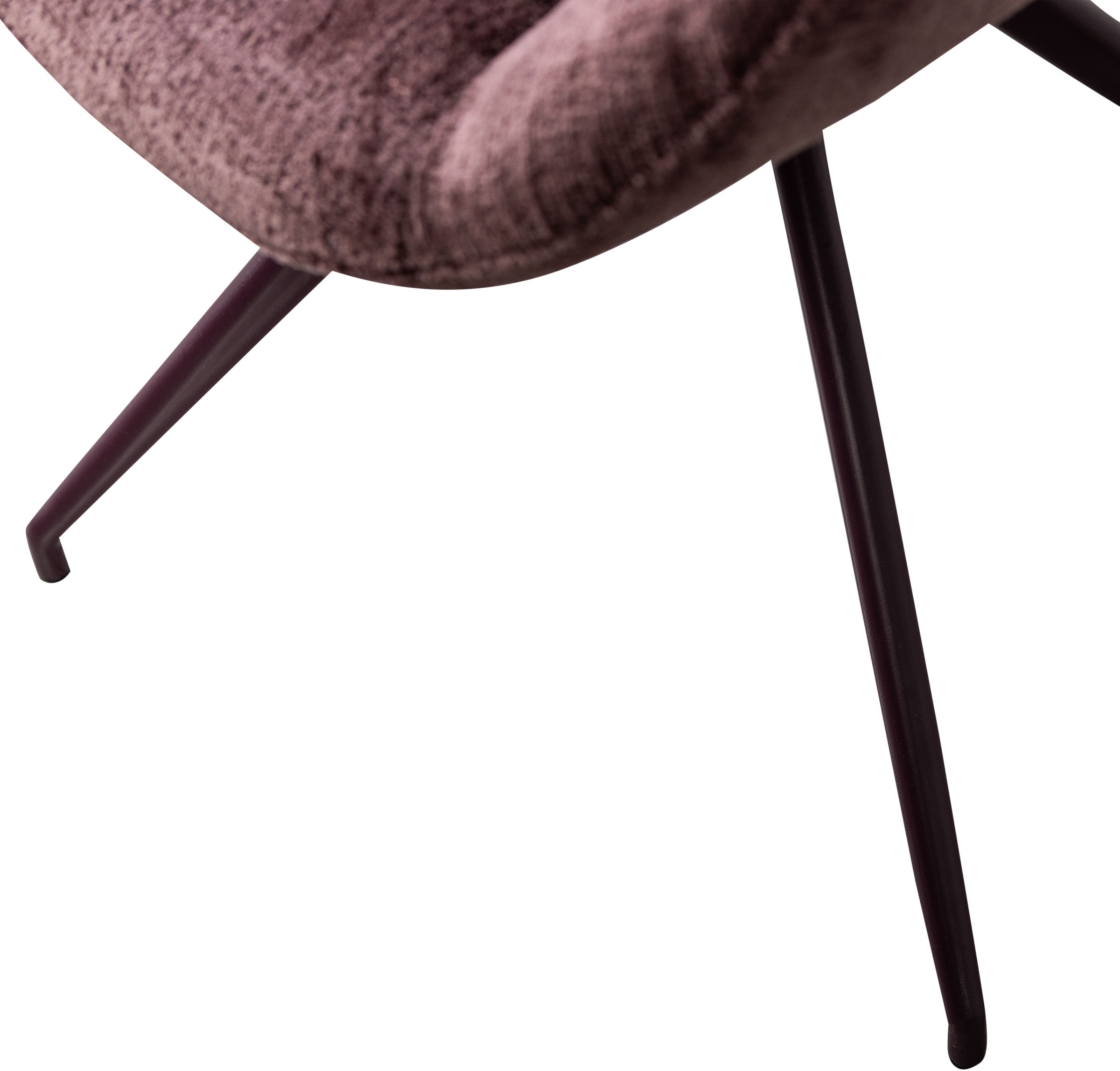 WOOOD Esszimmerstuhl »Eliva mit Grobstruktur-Velvetbezug und Metallgestell 58 x 82 x 58 cm« () Sehr hohe Verschleißfestigkeit, Drehmechanismus, Pfleiglicht
