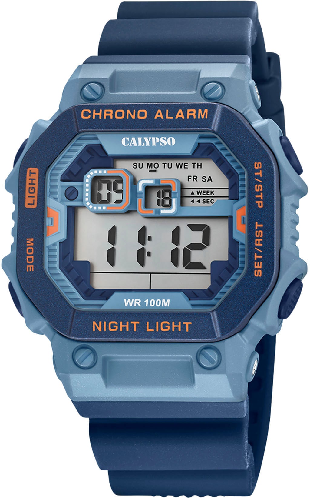 CALYPSO WATCHES Chronograph »X-Trem, K5840/1«, Armbanduhr, Quarzuhr, Herrenuhr, Datum, Digitalanzeige, Stoppfunktion