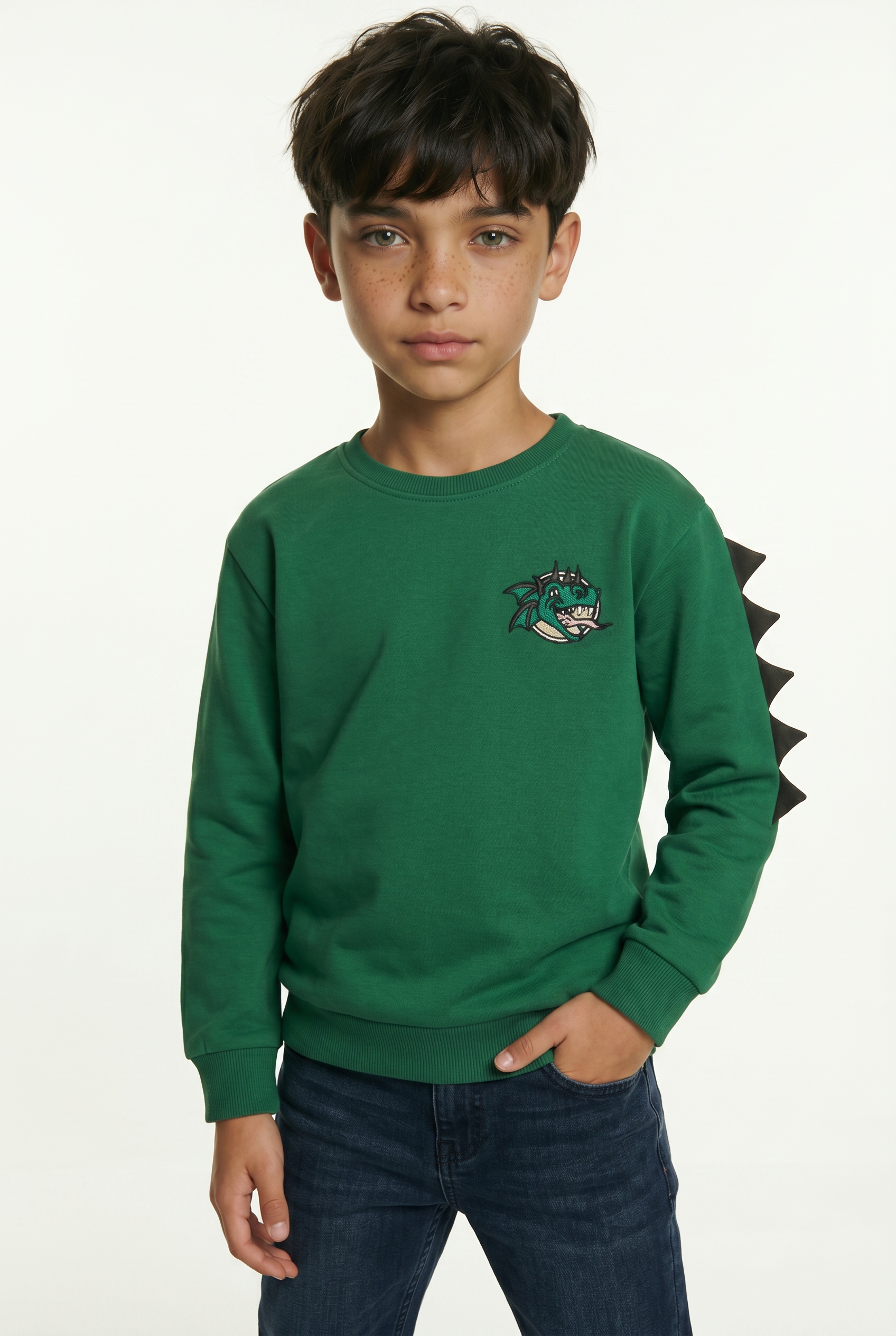 Name It Sweatshirt "NMMKETIL LS NREG SWEAT UNB", Baumwollmischung, regular fit