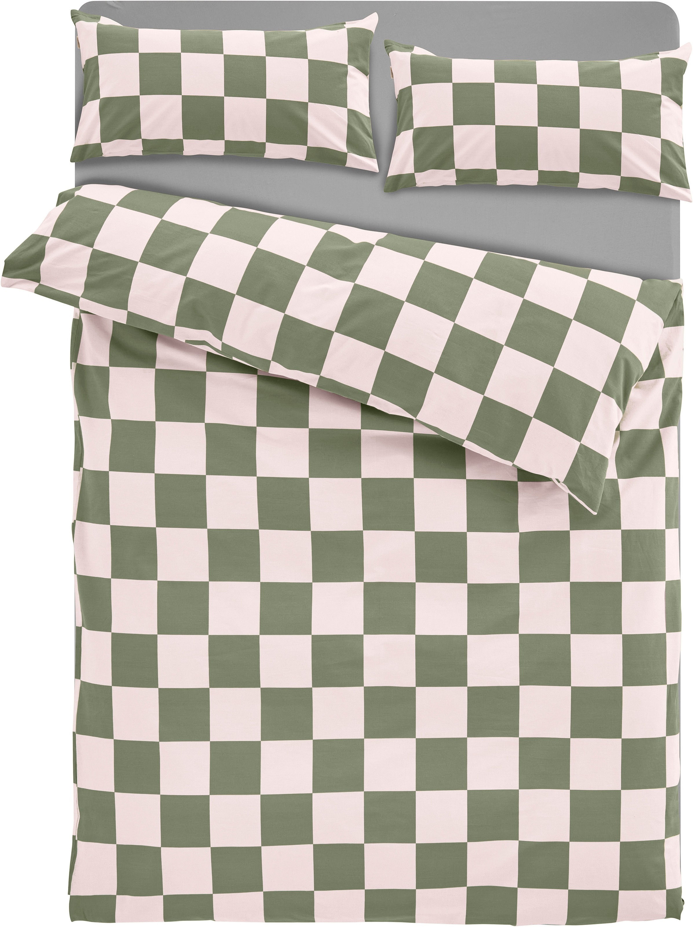 homsy by Ana Johnson Bettwäsche "Chessley" mit coolem Karo-Muster, ab Größe günstig online kaufen