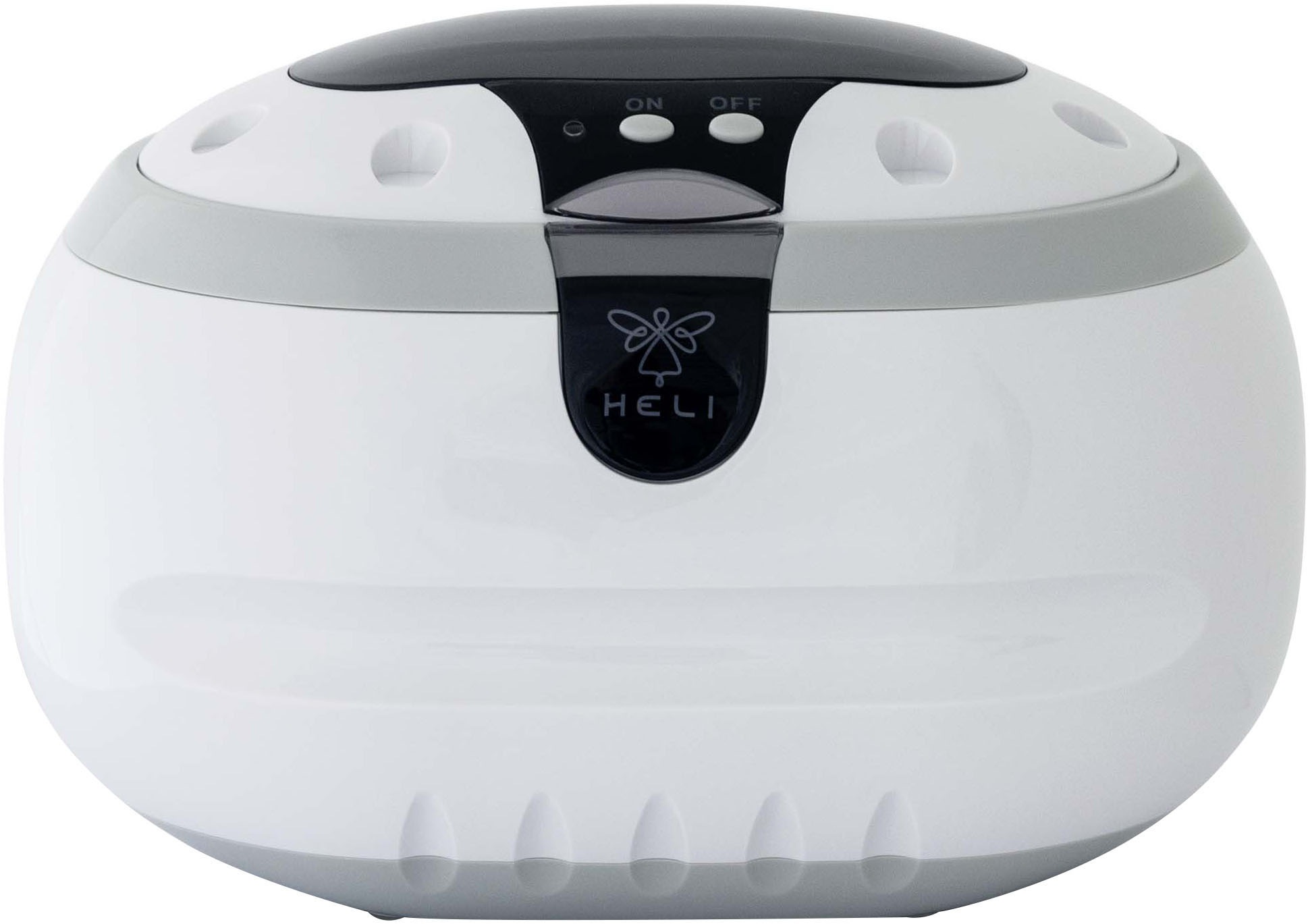 HELI Ultraschallreiniger "Schmuck Geschenk Schmuckpflege reinigt Silber Gold", grau, Kunststoff, B:20cm H:14cm T:12,5cm, Ultraschallbäder