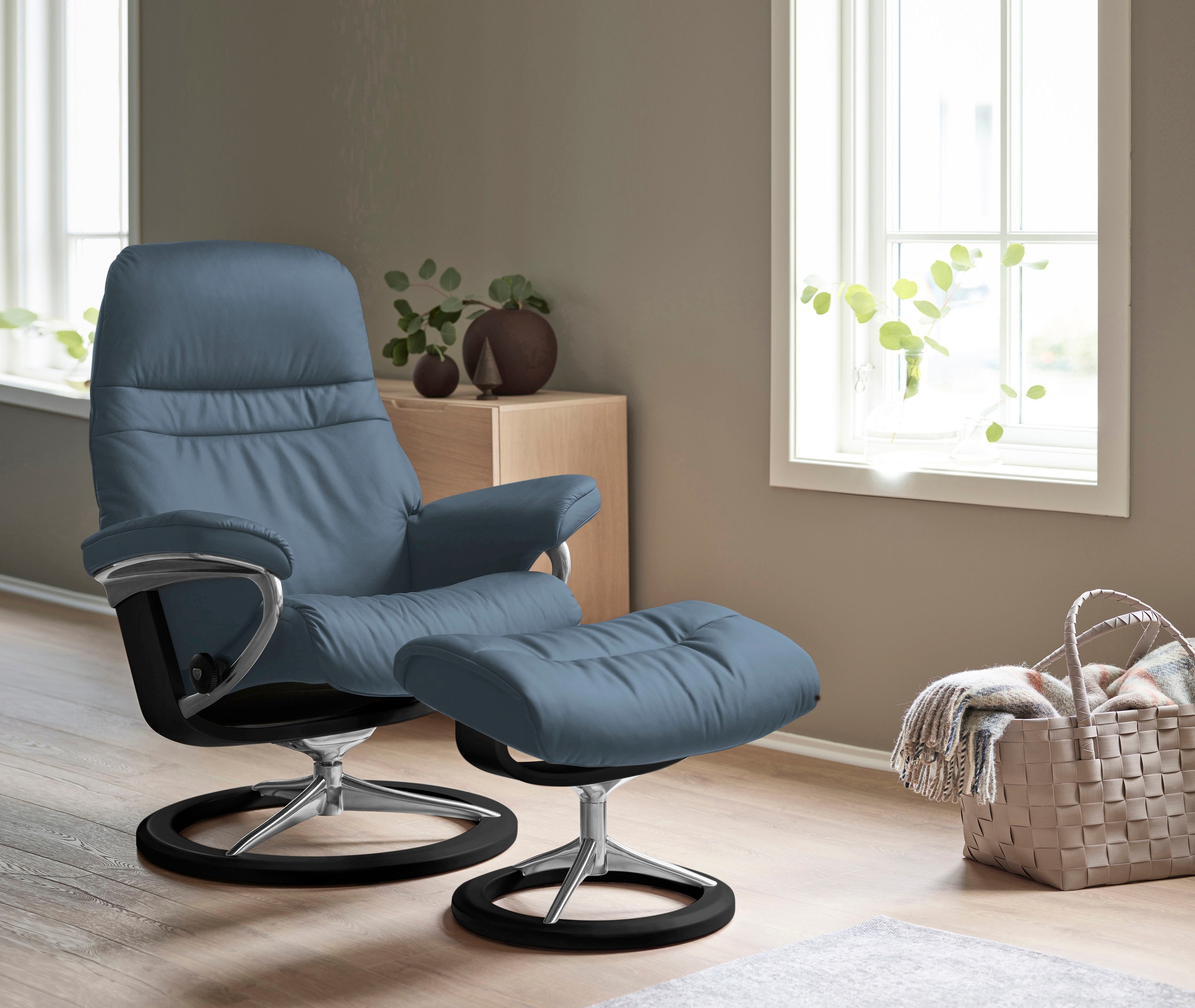 Stressless Relaxsessel "Sunrise" mit Signature Base, Größe S, Gestell Schwa günstig online kaufen