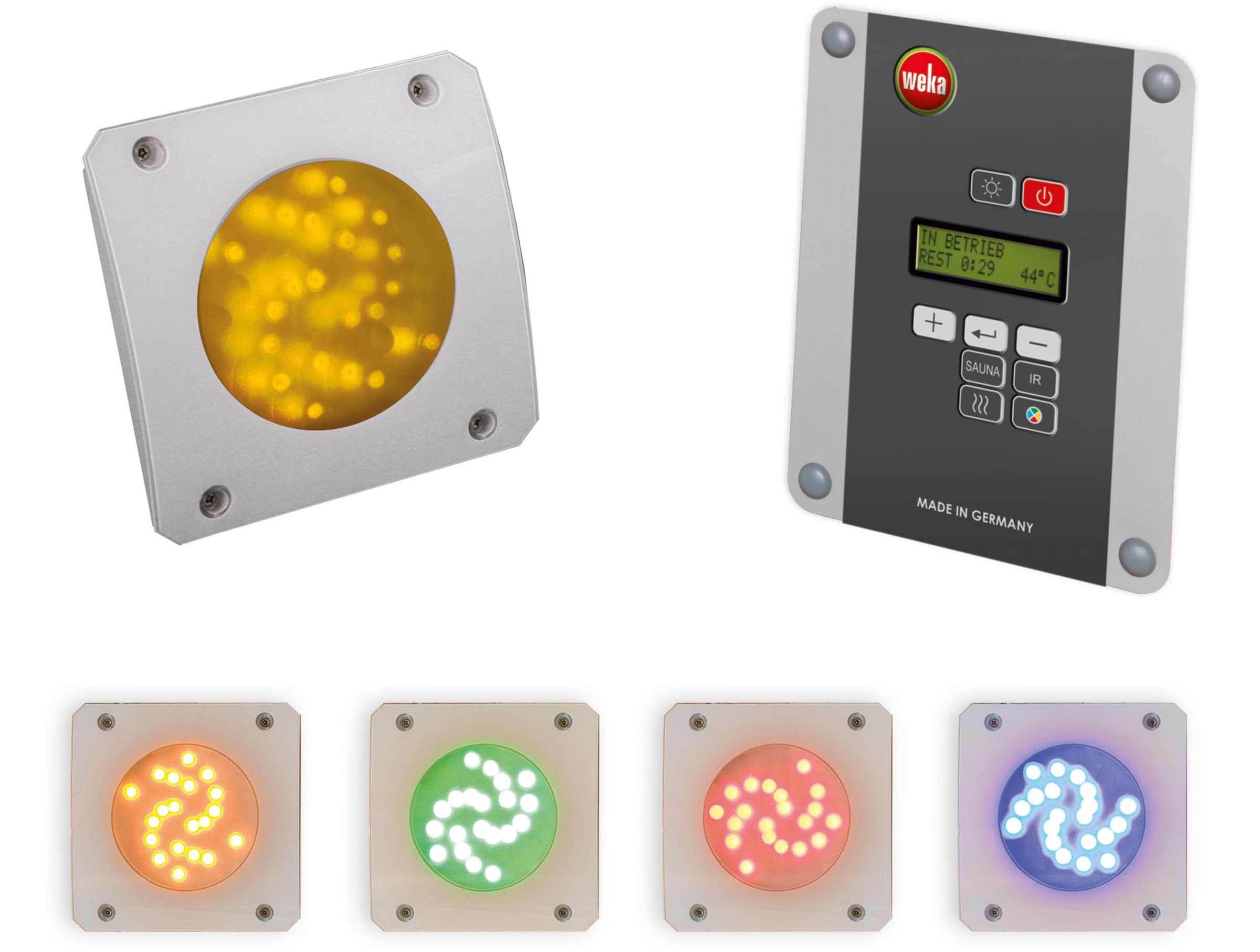 weka LED Deckenleuchte ""Farblichtanwendung Set A" für Saunen" LED-Modul bl günstig online kaufen