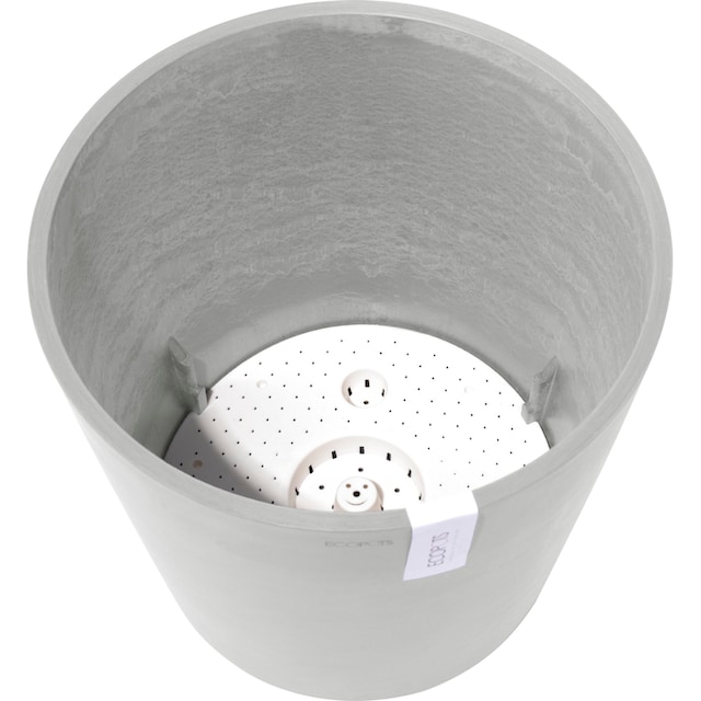 | cm, 40x40x35 White BAUR ECOPOTS kaufen Blumentopf Wasserreservoir »AMSTERDAM mit Grey«, BxTxH: