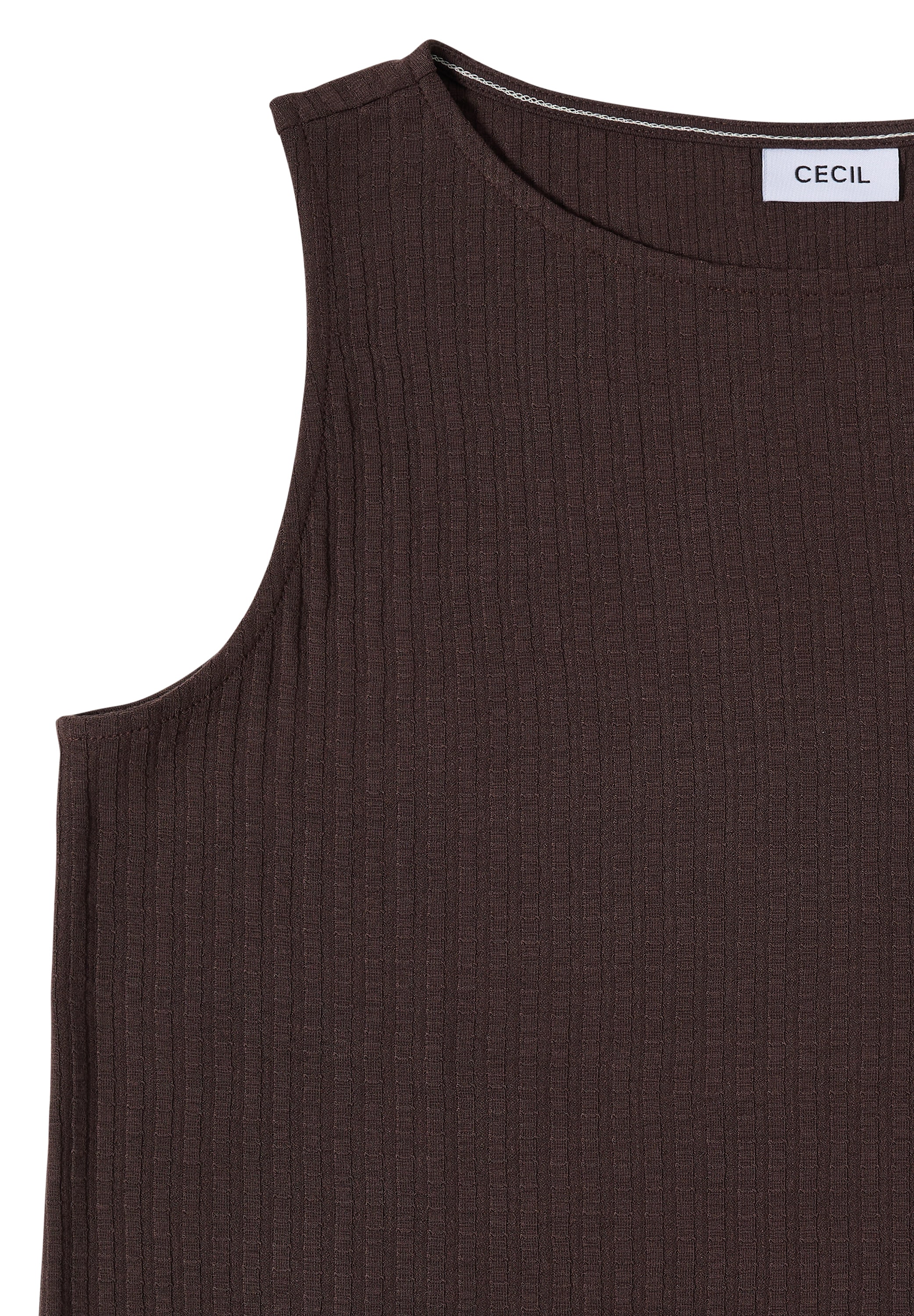 Cecil Ripptanktop aus elastischer und atmungsaktiver Jersey-Qualität, ärmelloses Design