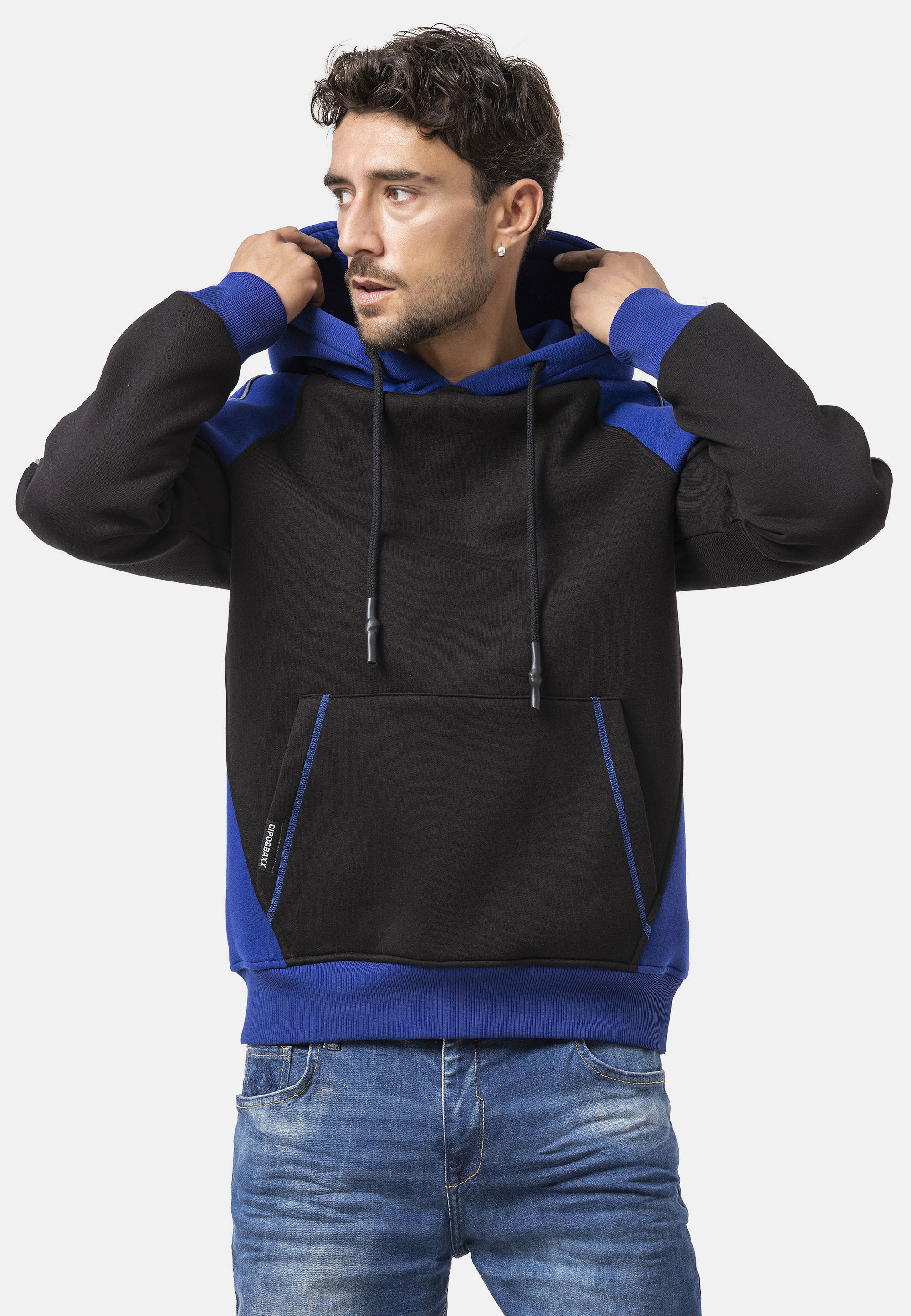 Cipo & Baxx Sweatshirt »CL591«, 1 tlg. mit Kapuze
