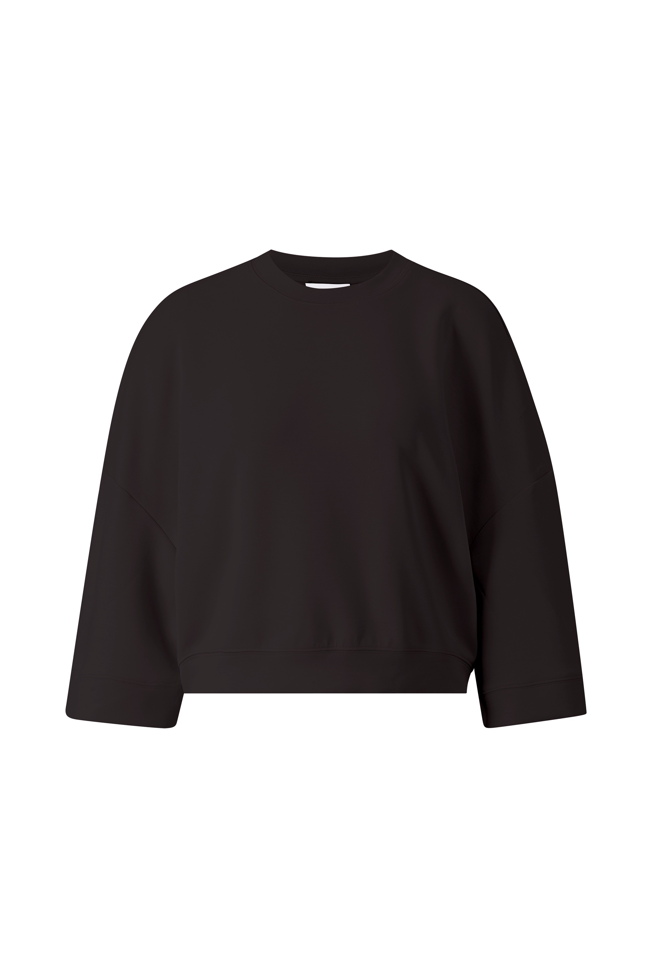 RICHROYAL Sweatshirt »Tencel peached Shirt«, modische Kurzarmsweatshirt