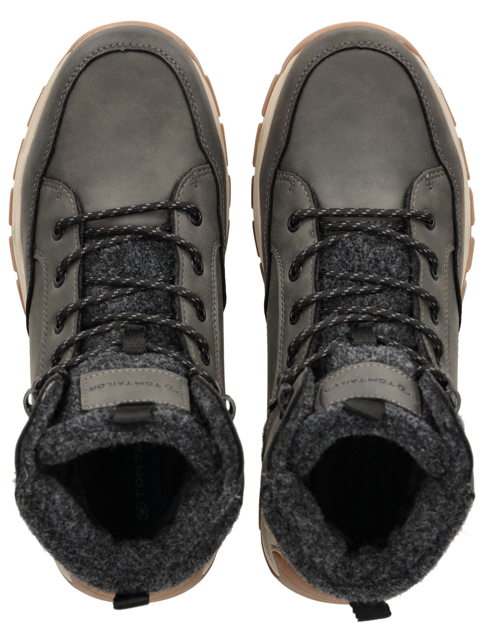 TOM TAILOR Schnürstiefelette »Tom Tailor Stiefelette Lederimitat/Textil«