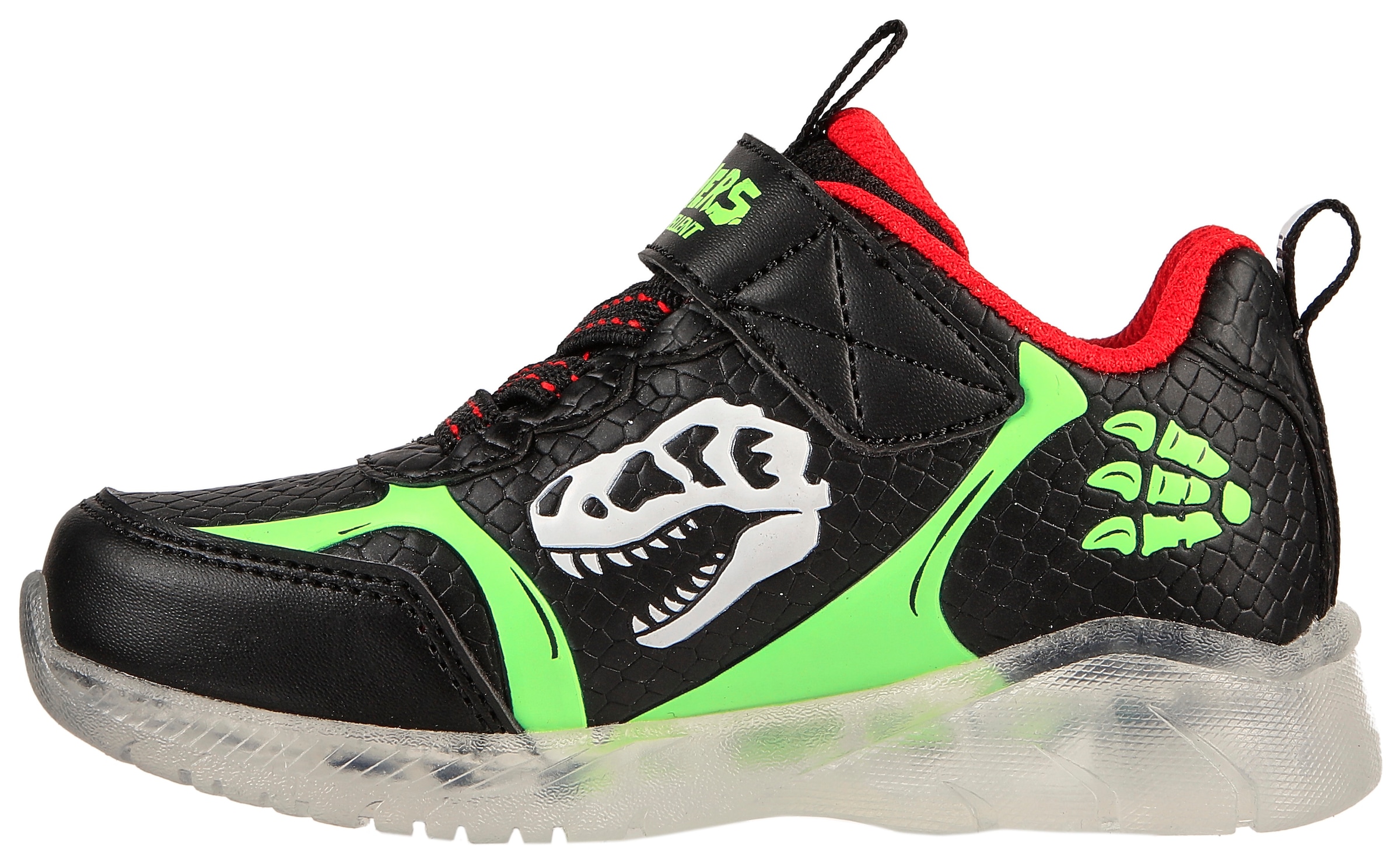 Skechers Kids Sneaker »ILLUMI-BRIGHTS«, mit Blinkfunktion, Freizeitschuh, Halbschuh, Schnürschuh