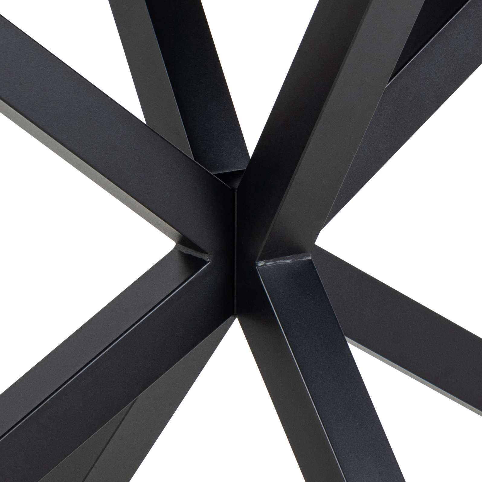 ACTONA GROUP Esstisch »Heaven«, Tisch, Tischplatte aus Keramik, Kreuzgestell, 135x80x75.5cm