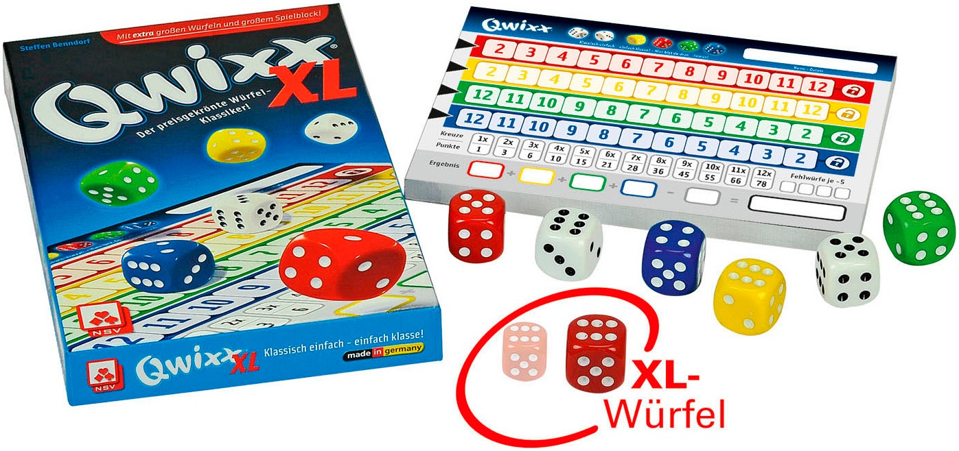 Cartamundi Spiel »Senioren Qwixx XL« Made in Germany