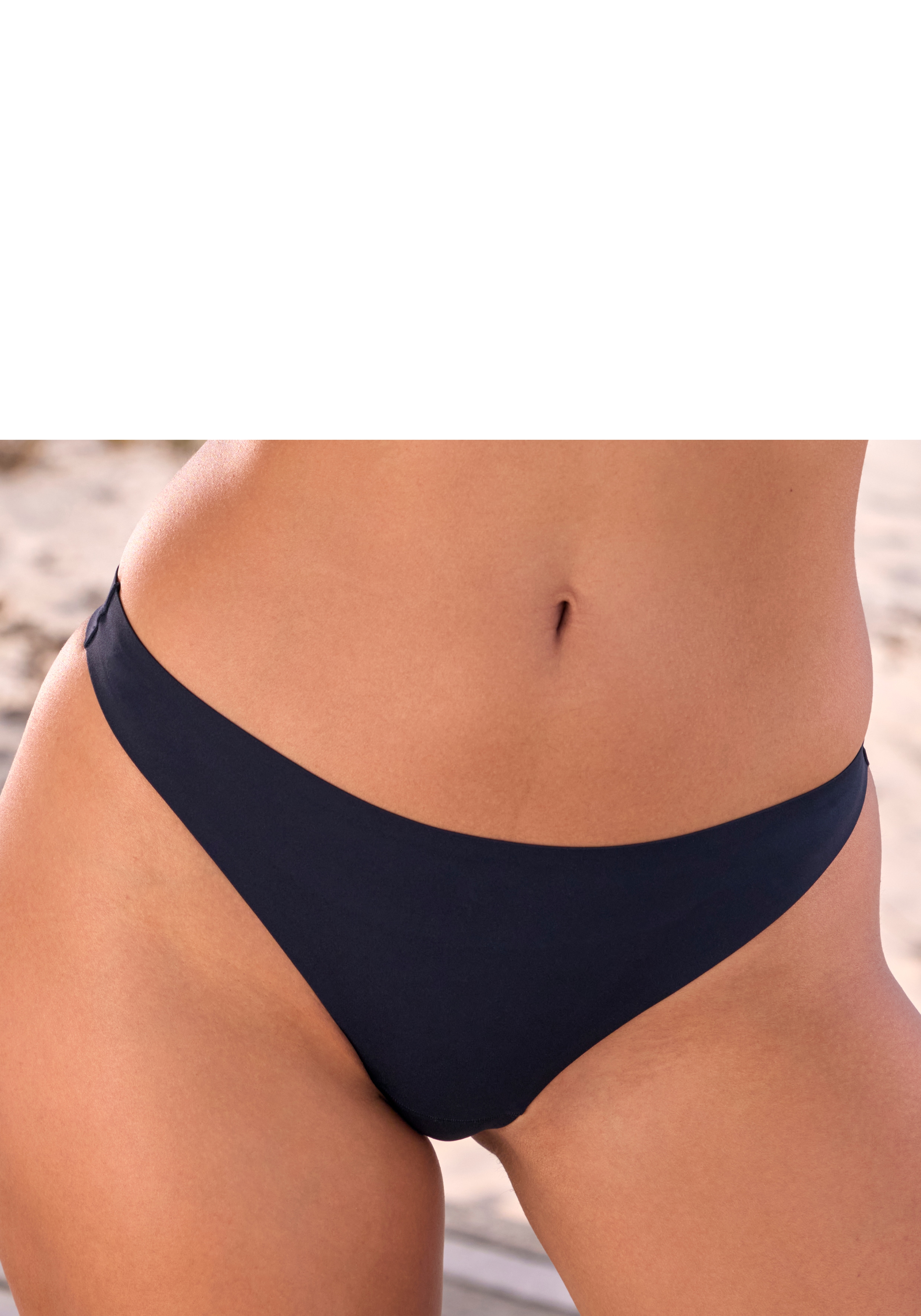Nuance by Lascana String SEAMLESS, mit extraflachen, geklebten Kanten, nahezu unsichtbar