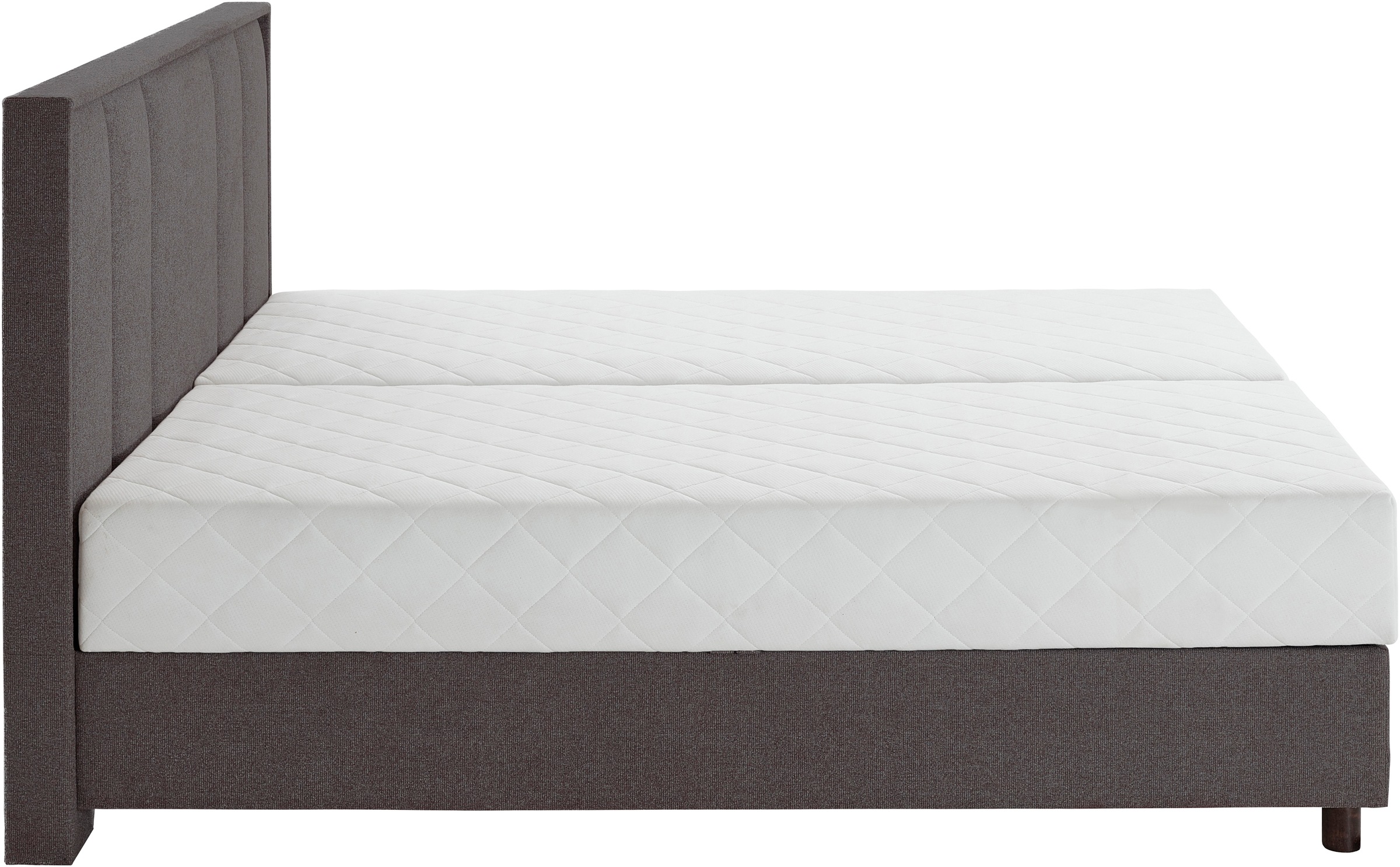 Atlantic Home Collection Arla Box Spring Bed Dark Gray 3