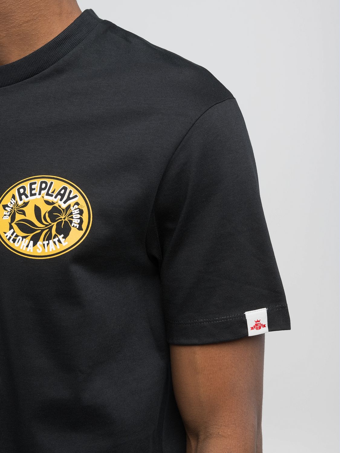 Replay T-Shirt, mit Backprint