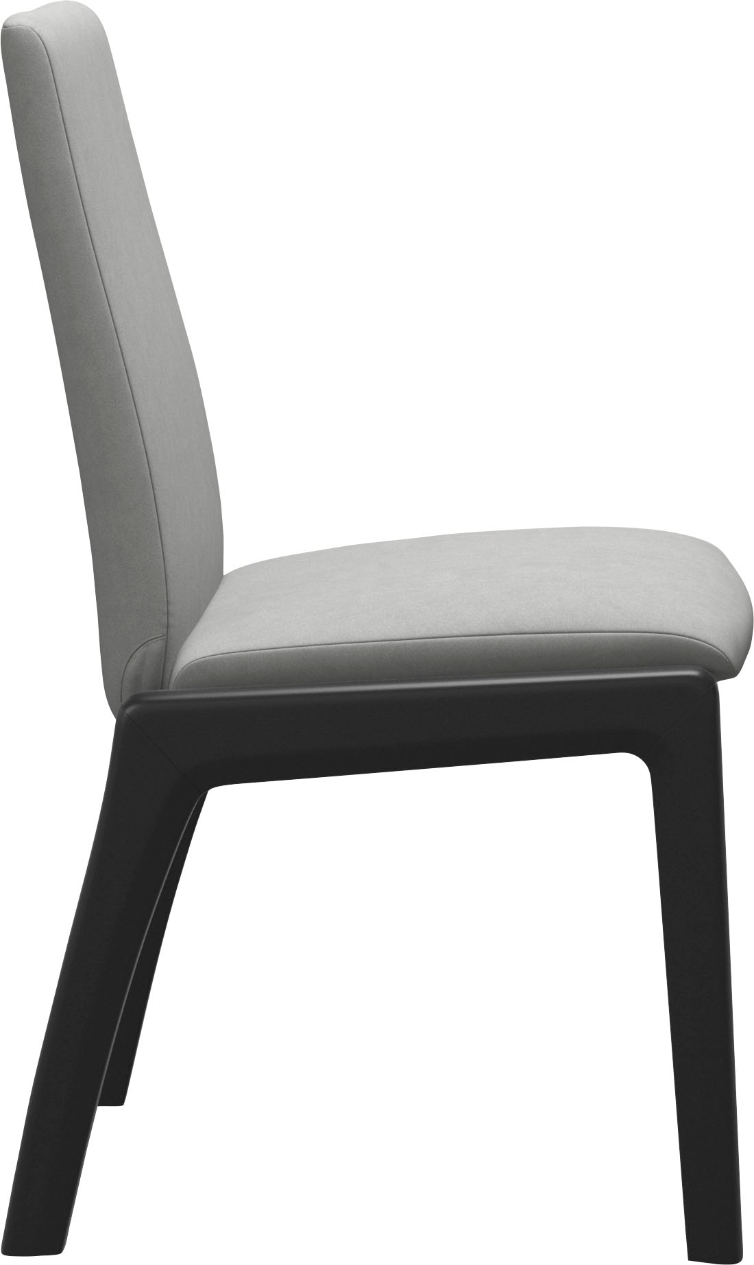Stressless® Polsterstuhl »Laurel«, Microfaser DINAMICA, Low Back, Größe M, mit abgerundeten Beinen in Schwarz