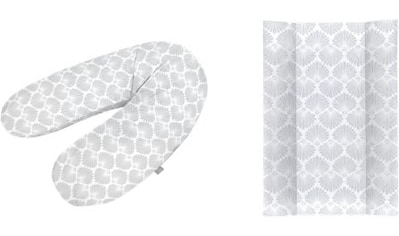 Rotho Babydesign Wickelauflage »Seashell Shape«, (Set, 2 tlg.), in Keilform; inklusive... kaufen
