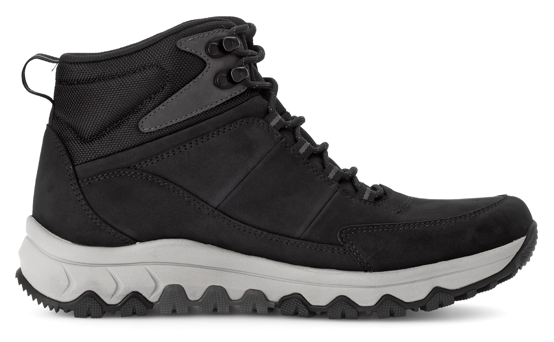 Gabor Rollingsoft Schnürboots, High-Top-Sneaker, Komfortschuh, Freitzeitschuh, Weite G 1/2 (=weit)