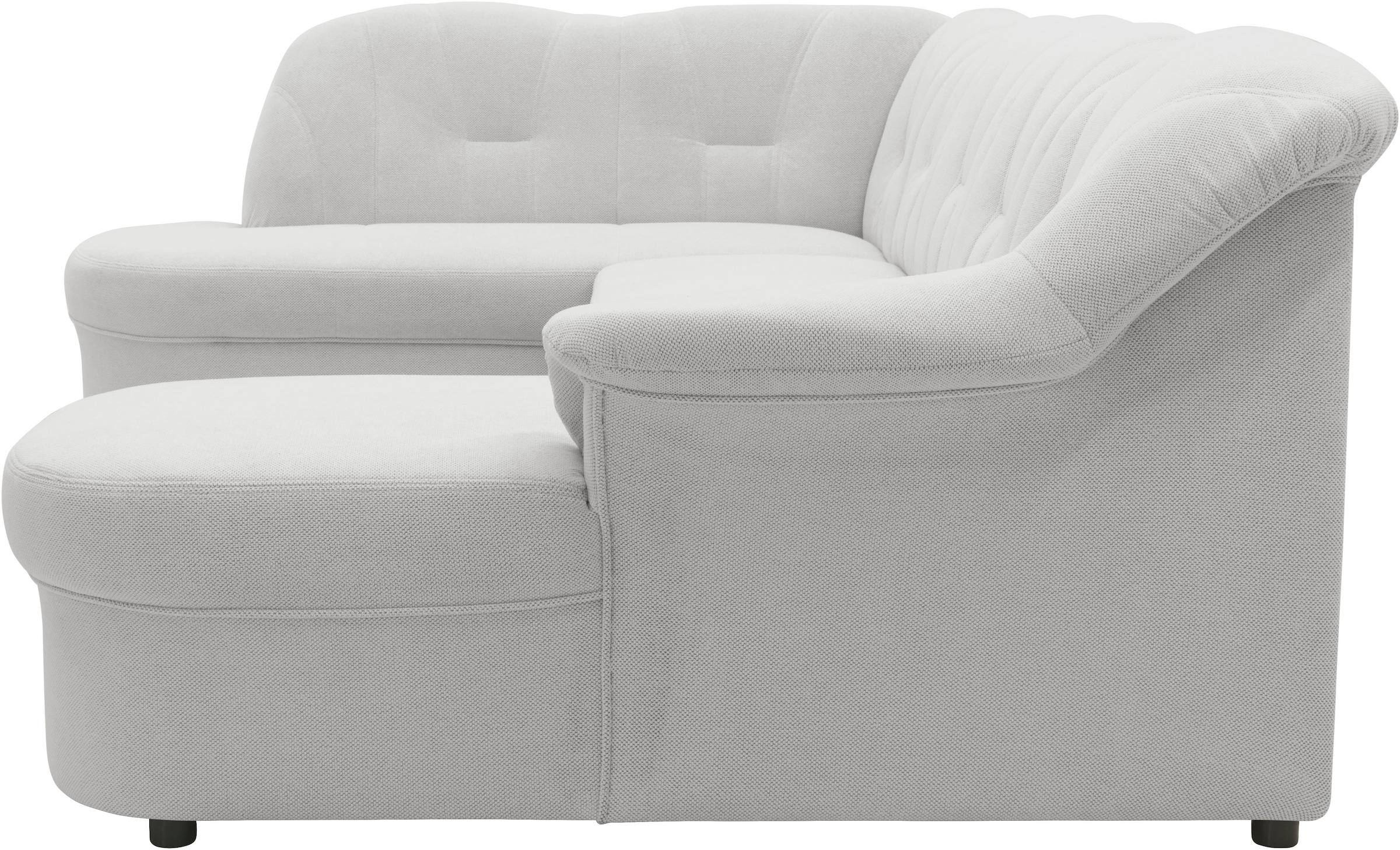 DOMO collection Wohnlandschaft »Flores auch in Leder-Bezug, B/T/H: 293/180/86 cm, U-Form«, (3 St.), wahlweise mit Bettfunktion, wahlweise mit Federkern