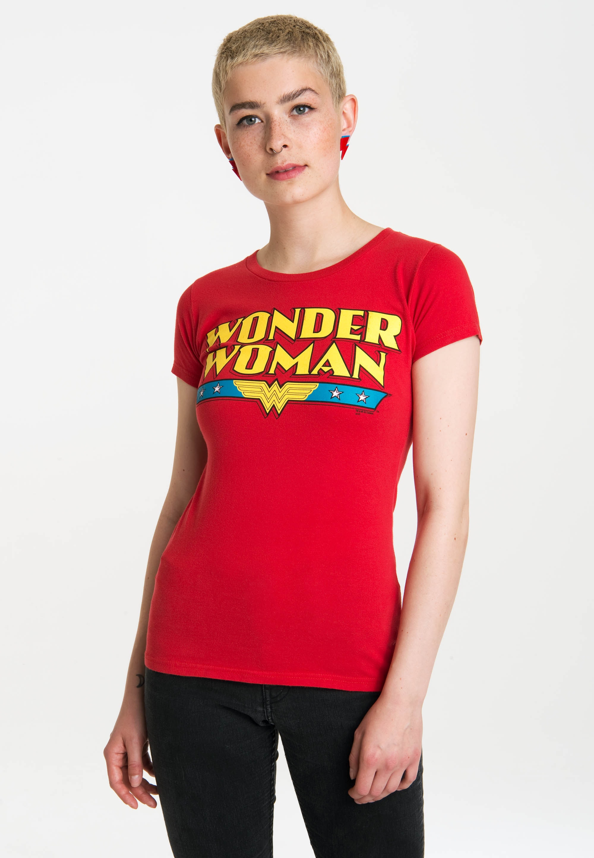 LOGOSHIRT T-Shirt "Wonder Woman", mit lässigem Vintage-Print günstig online kaufen