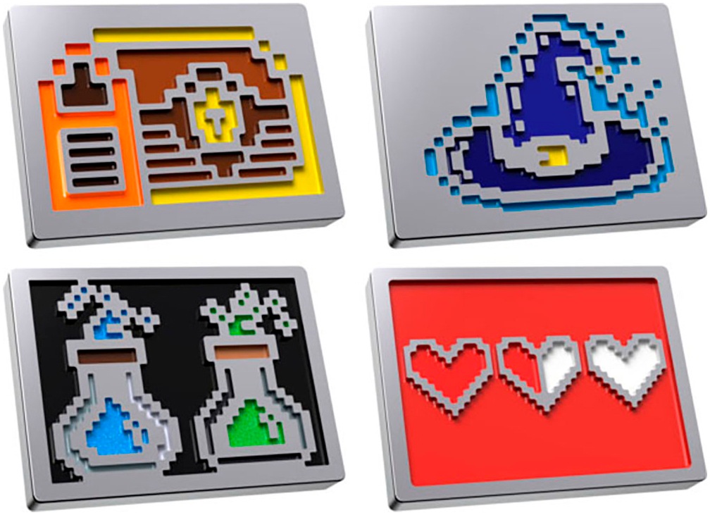 HyperX Schutz-Set »8 Bit Series Magnetic Badge (Rise)«