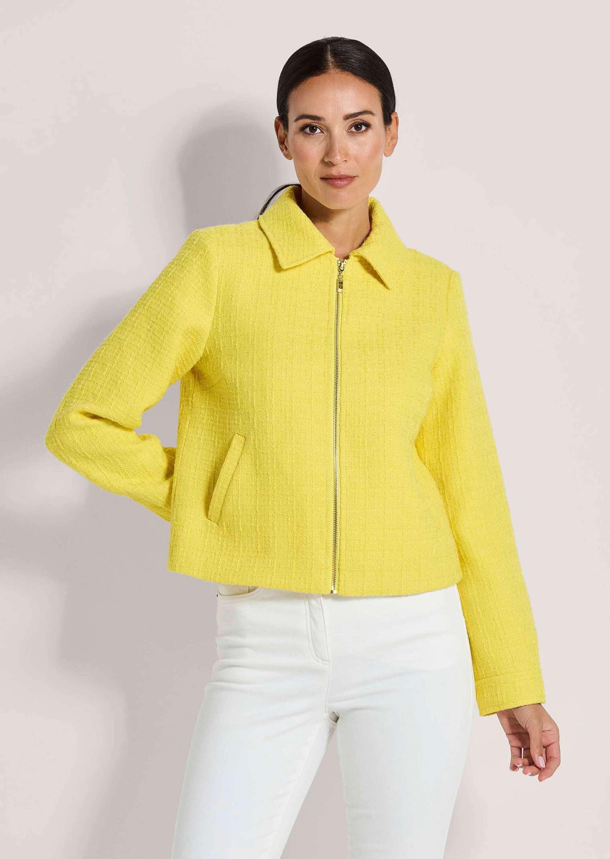 MADELEINE Jerseyblazer »Blazer Kurzer Bouclé-Blazer«