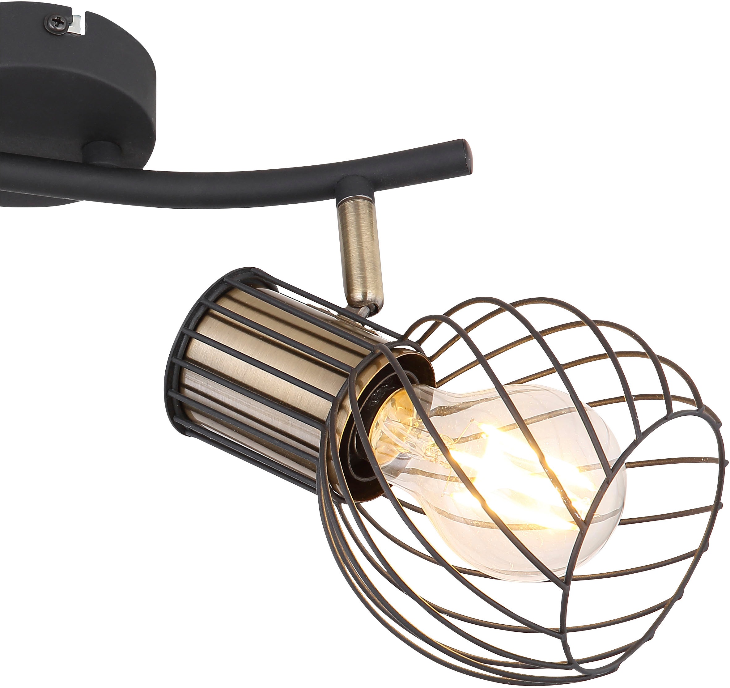 GLOBO LIGHTING Deckenstrahler »ARGUSTO« E27 1 Stk. Spot Deckenspot Flur Schlafzimmer Wohnzimmer