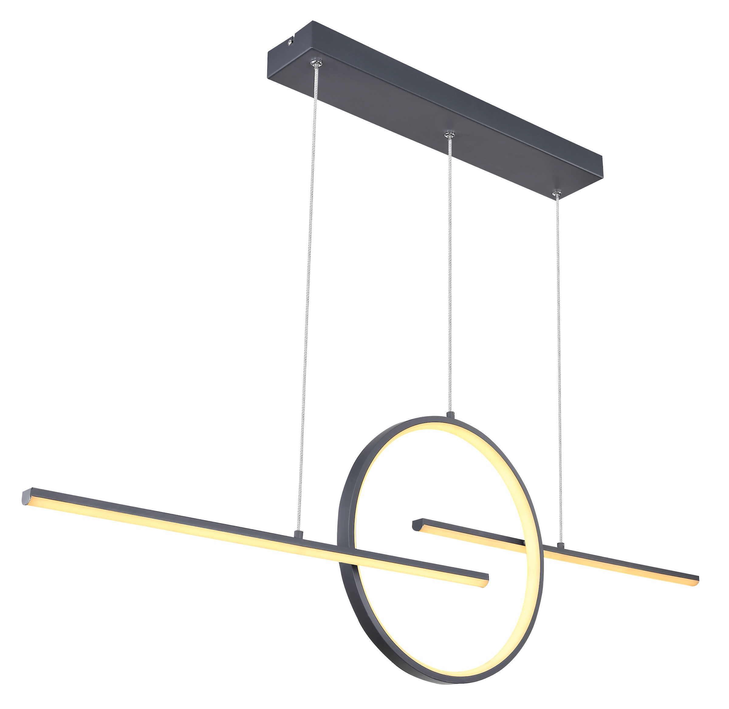 GLOBO LIGHTING LED Pendelleuchte »BARRAL«, Leuchtmittel LED-Modul | LED fest integriert, Hängelampe/Hängeleuchte/Wohnzimmer/Esstisch/elegant