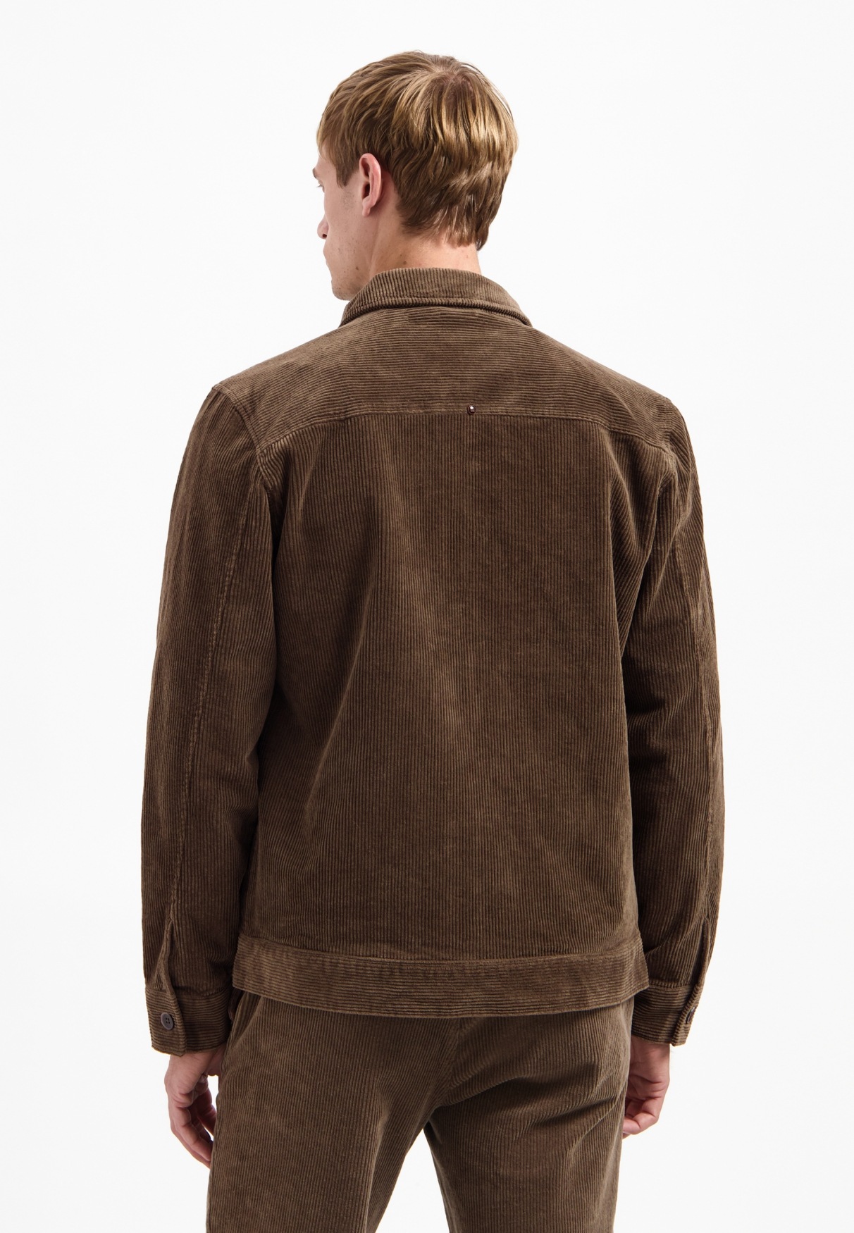 NO EXCESS Langarmhemd »No Excess Overshirt aus geripptem Cord«
