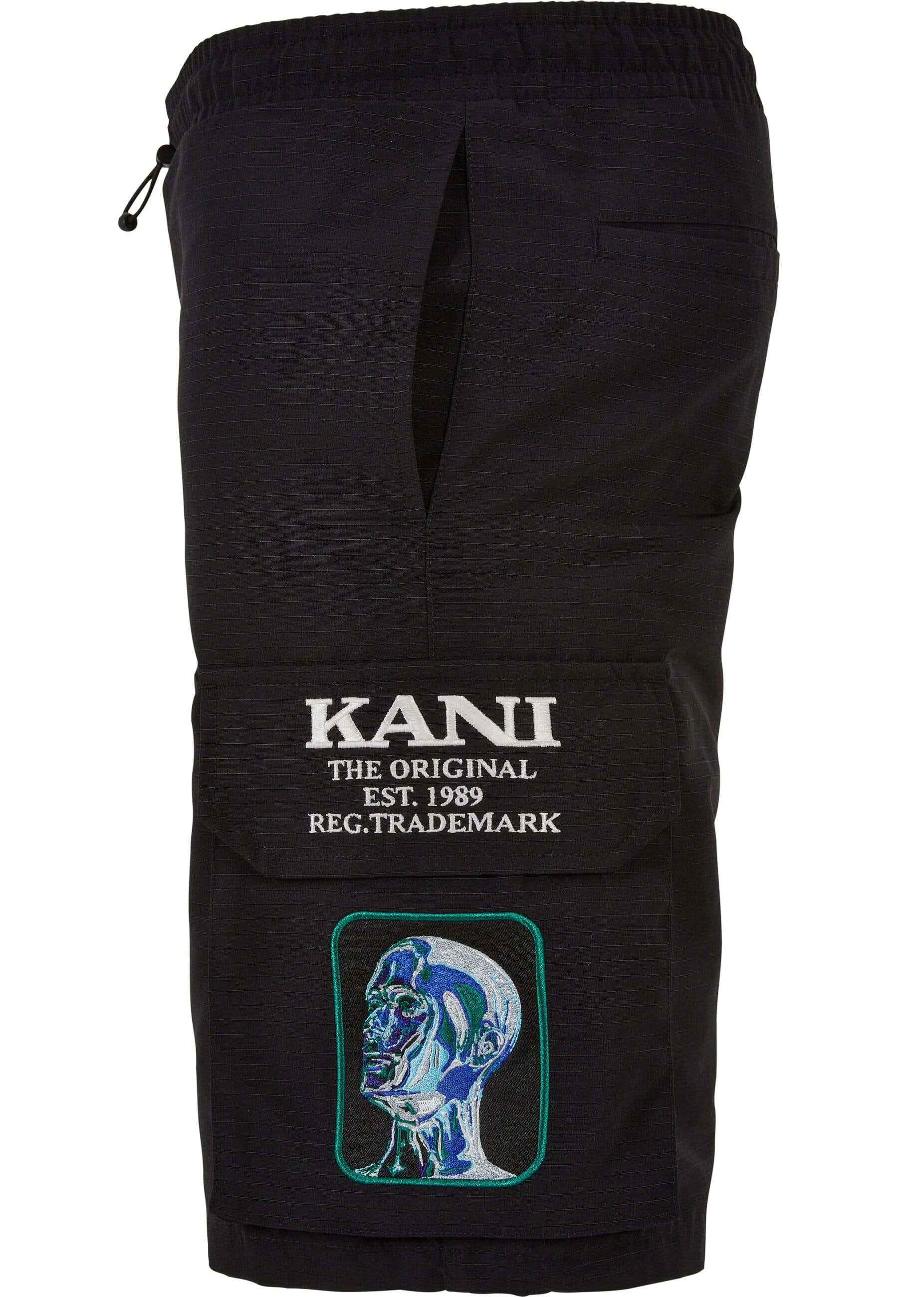 Karl Kani Shorts »Karl Kani Herren KM231-005-1KK Retro Patched Track Shorts black«, (1 tlg.)
