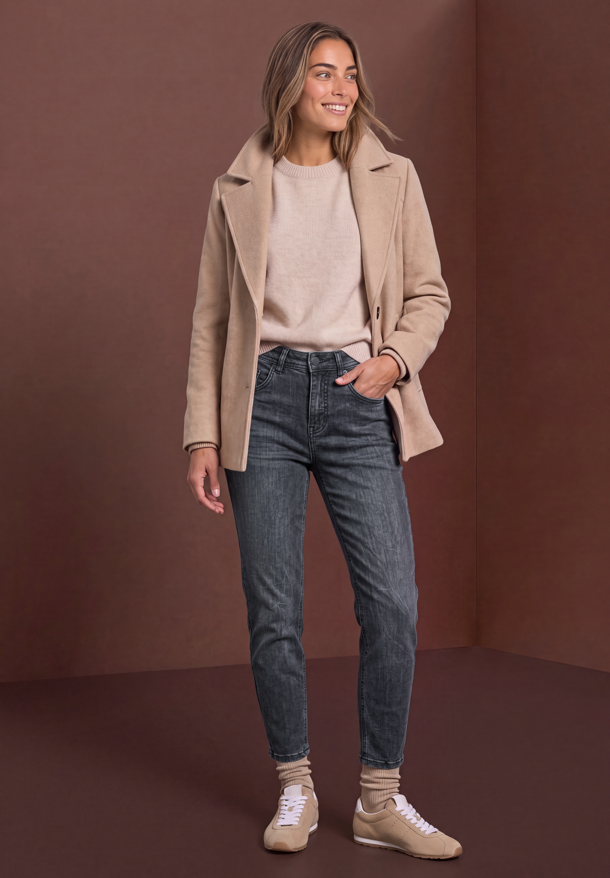 STREET ONE Loose-fit-Jeans 5-Pocket-Style