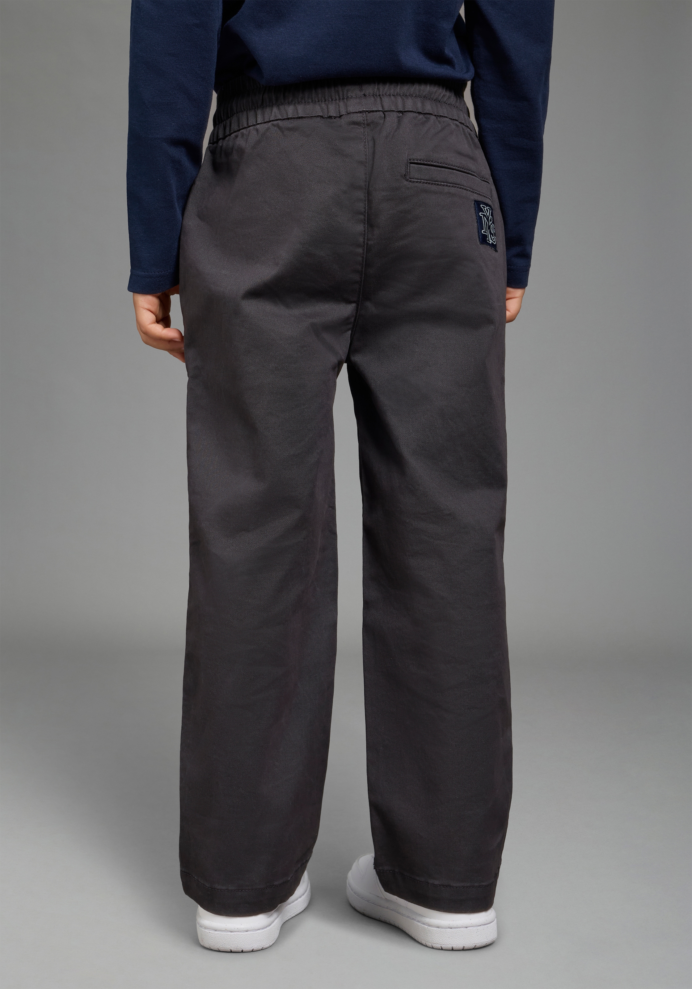 KIDSWORLD Schlupfhose »Twillhose in Schlupfform«  gerade Passform, mit innenliegendem Gummizug im Bund