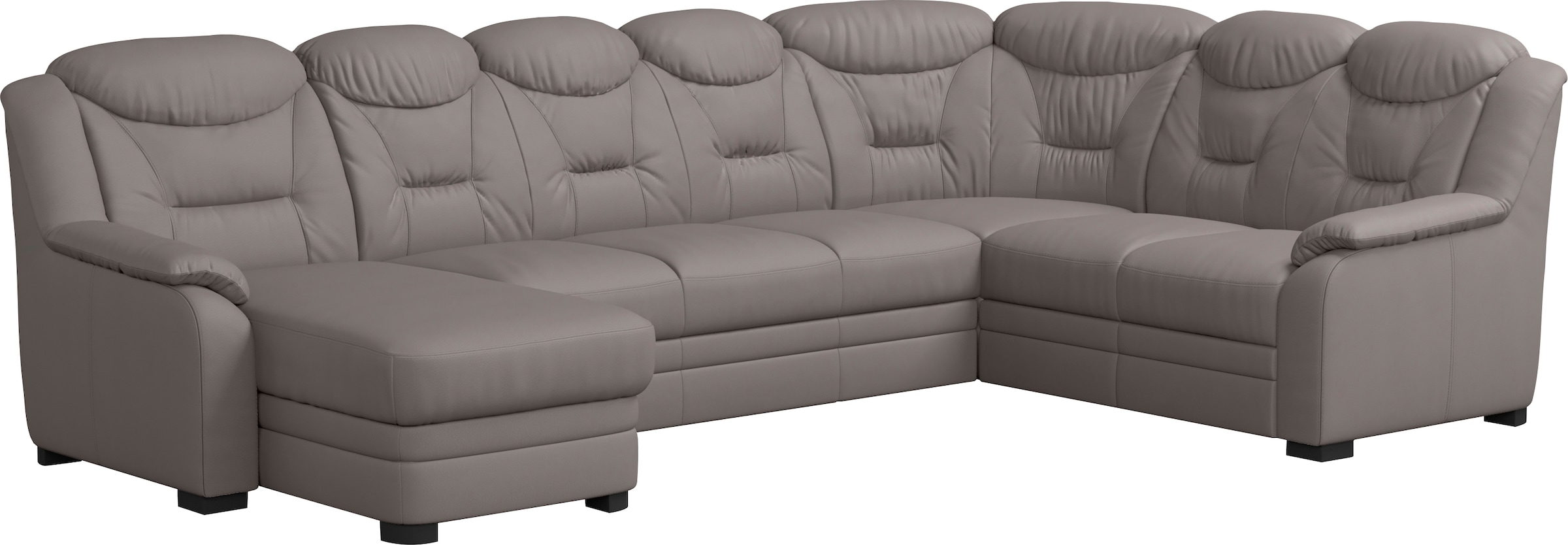 COTTA Wohnlandschaft »Marcus U-Form«, Bequeme Wohnlandschaft in klassischem Design mit hoher Rückenlehne