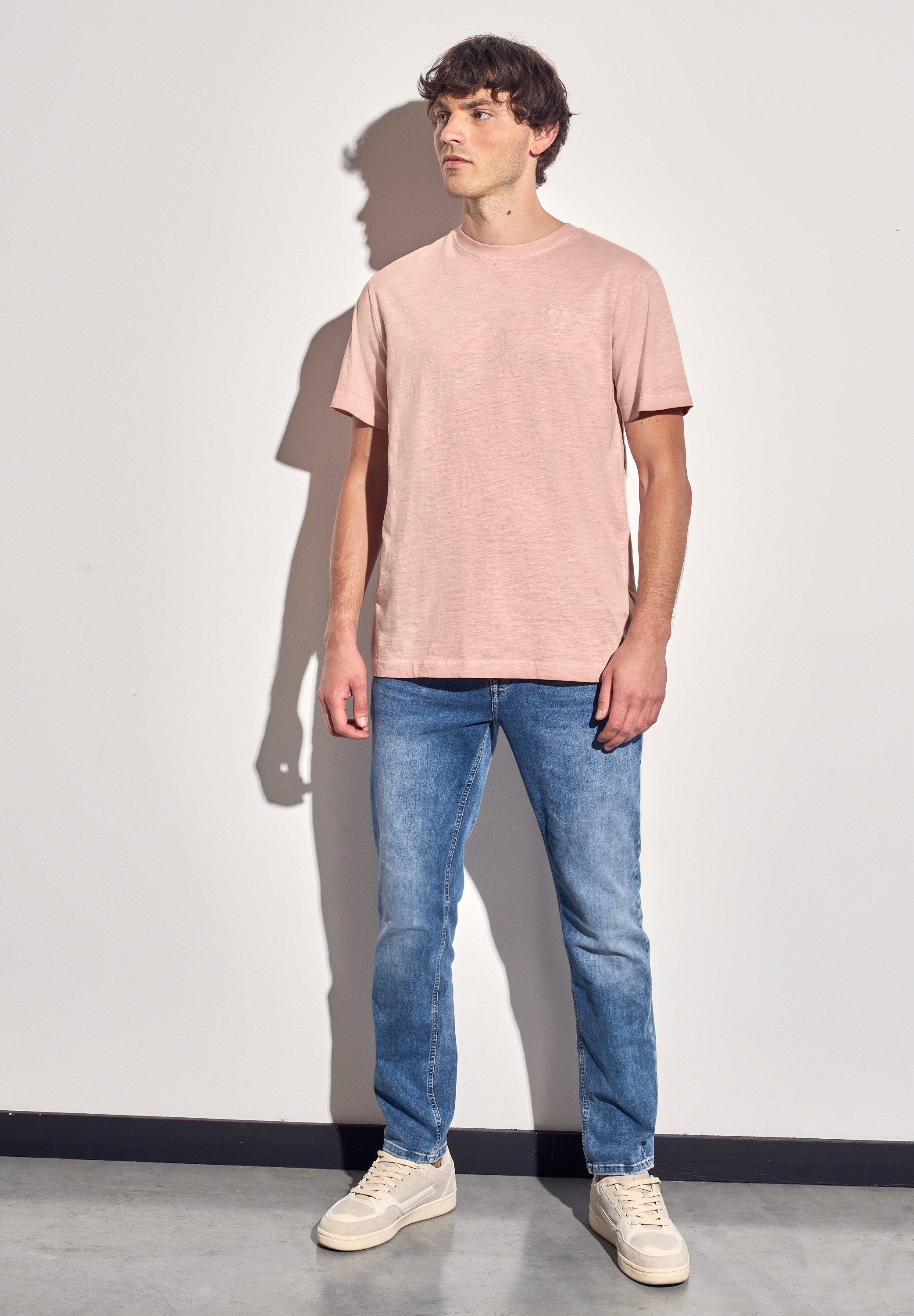 STREET ONE MEN T-Shirt, aus reiner Baumwolle