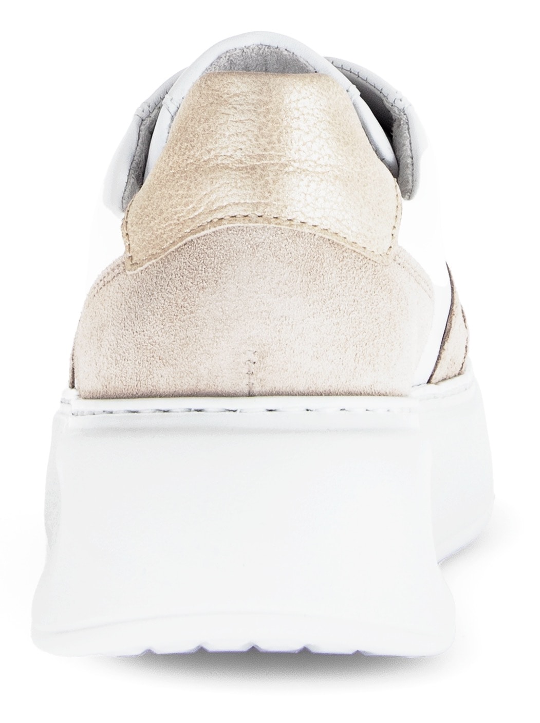 Gabor Plateausneaker »FLORENZ«, Freizeitschuh, Halbschuh, Schnürer, Kontrastbesätze, Weite G