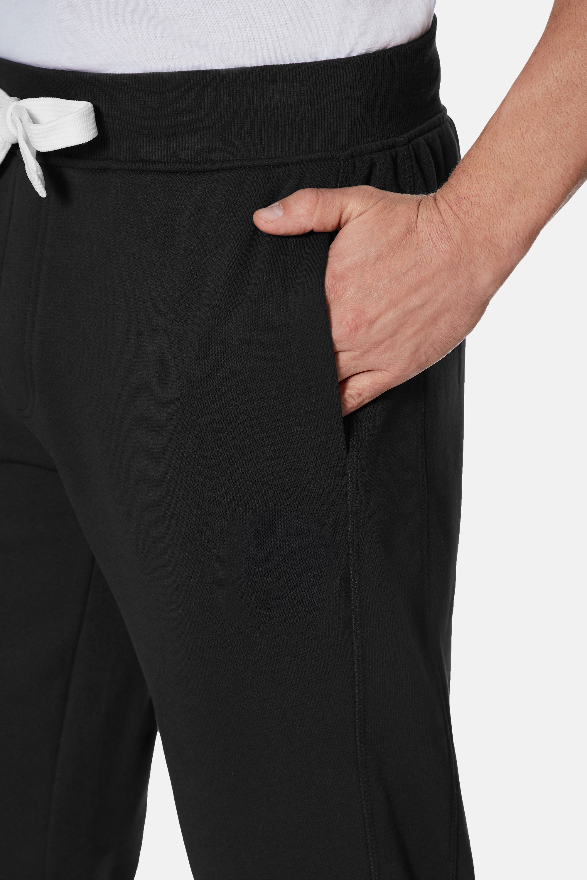 Thumbnail - HERO by John Medoox Sporthose "Soft Sweat Sweathose" Bequemer Oberschenkel Casual Sweat für Herren