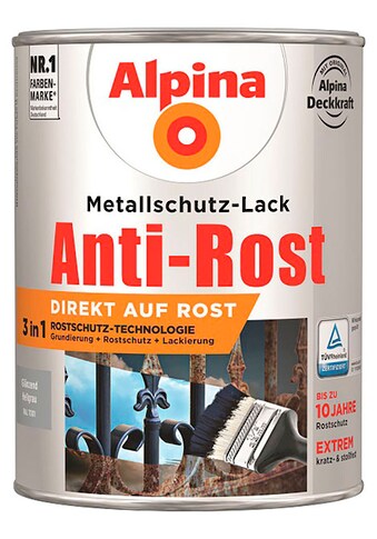 Alpina Metallschutzlack »Anti-Rost« glänzend ...