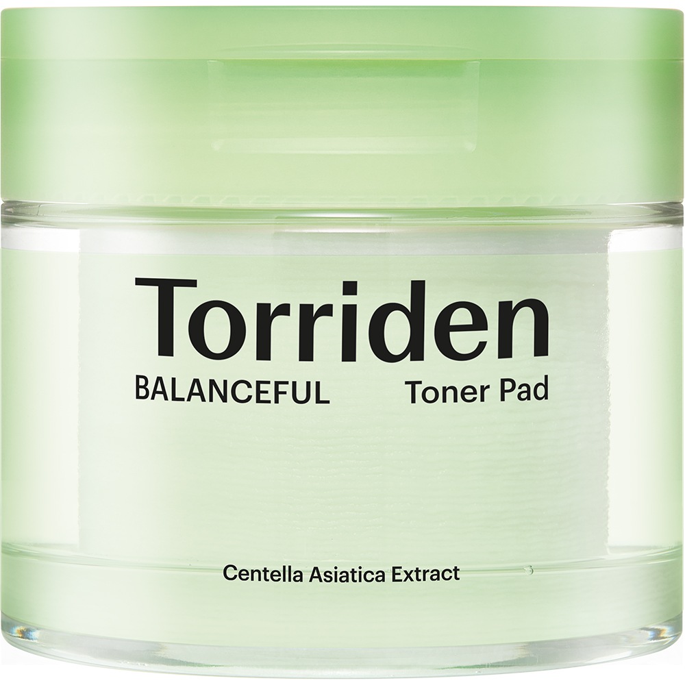 TORRIDEN Toner "Torriden Balanceful Cica Toner Pad"transparent, Hautpflegemittel, Toner-Pads beruhigend, hoch angereichert mit Centella