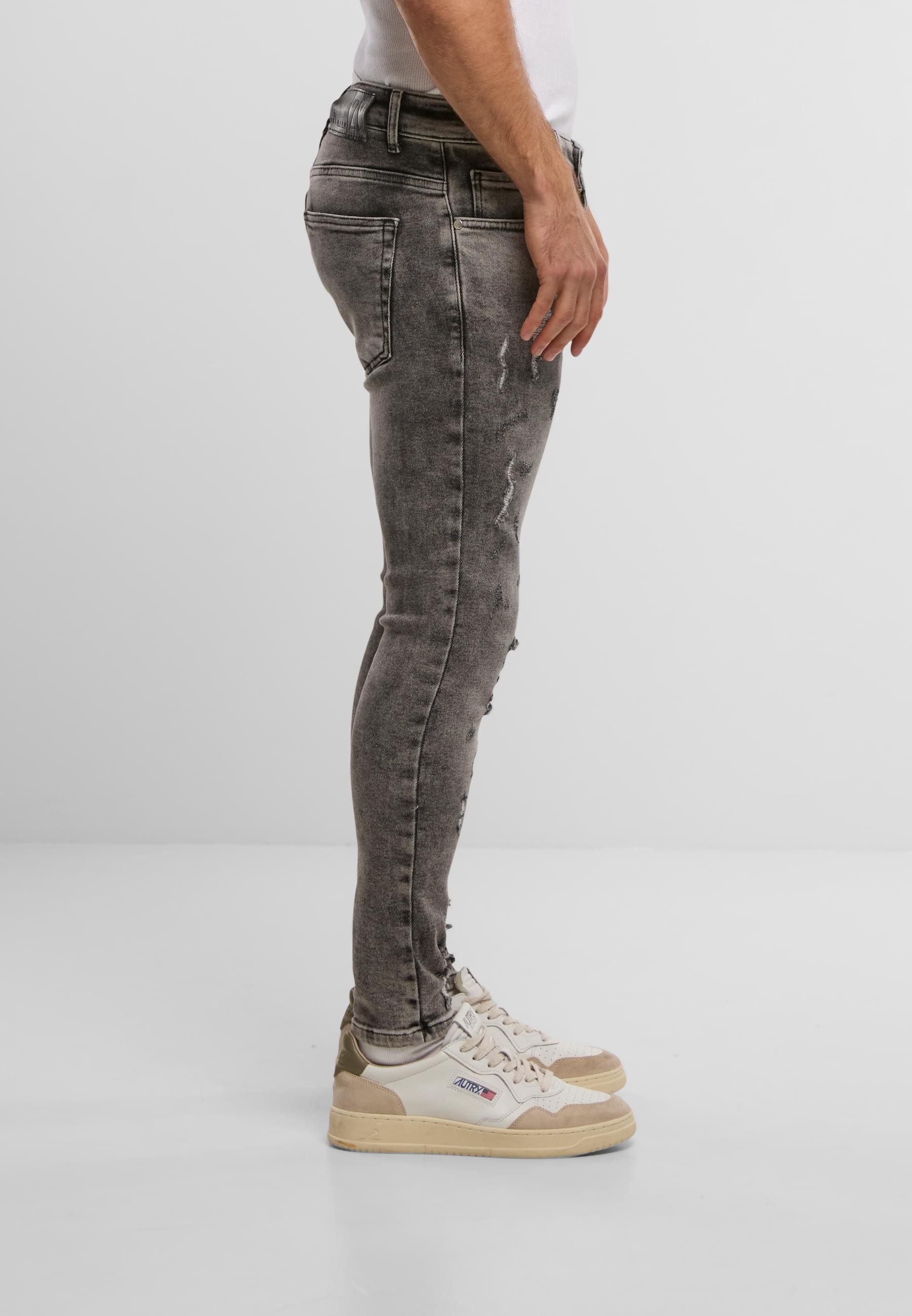 2Y Studios Bequeme Jeans »2Y Studios Herren 2Y Basic Destroyed Skinny Cropped«