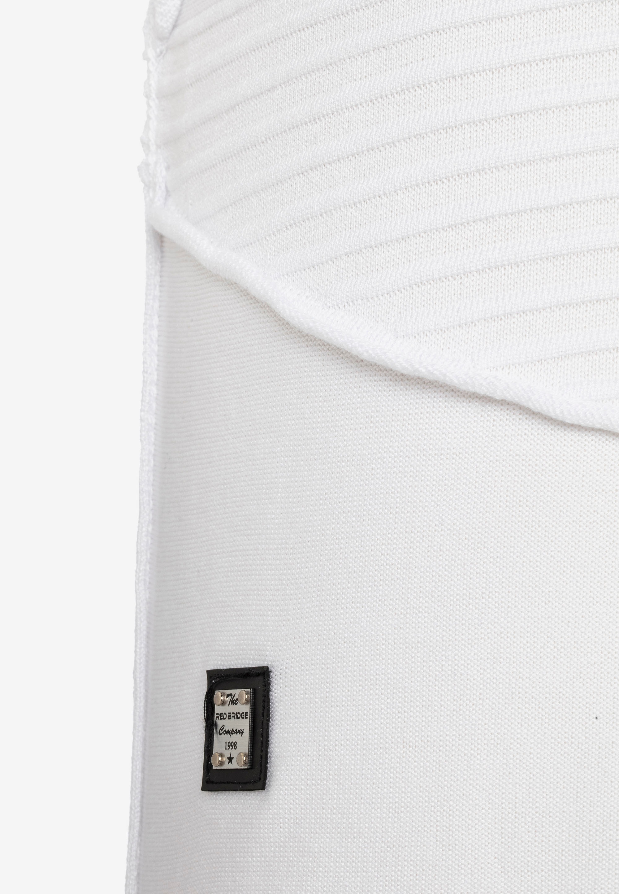 RedBridge T-Shirt »Evansville«, mit wechselnder Textur
