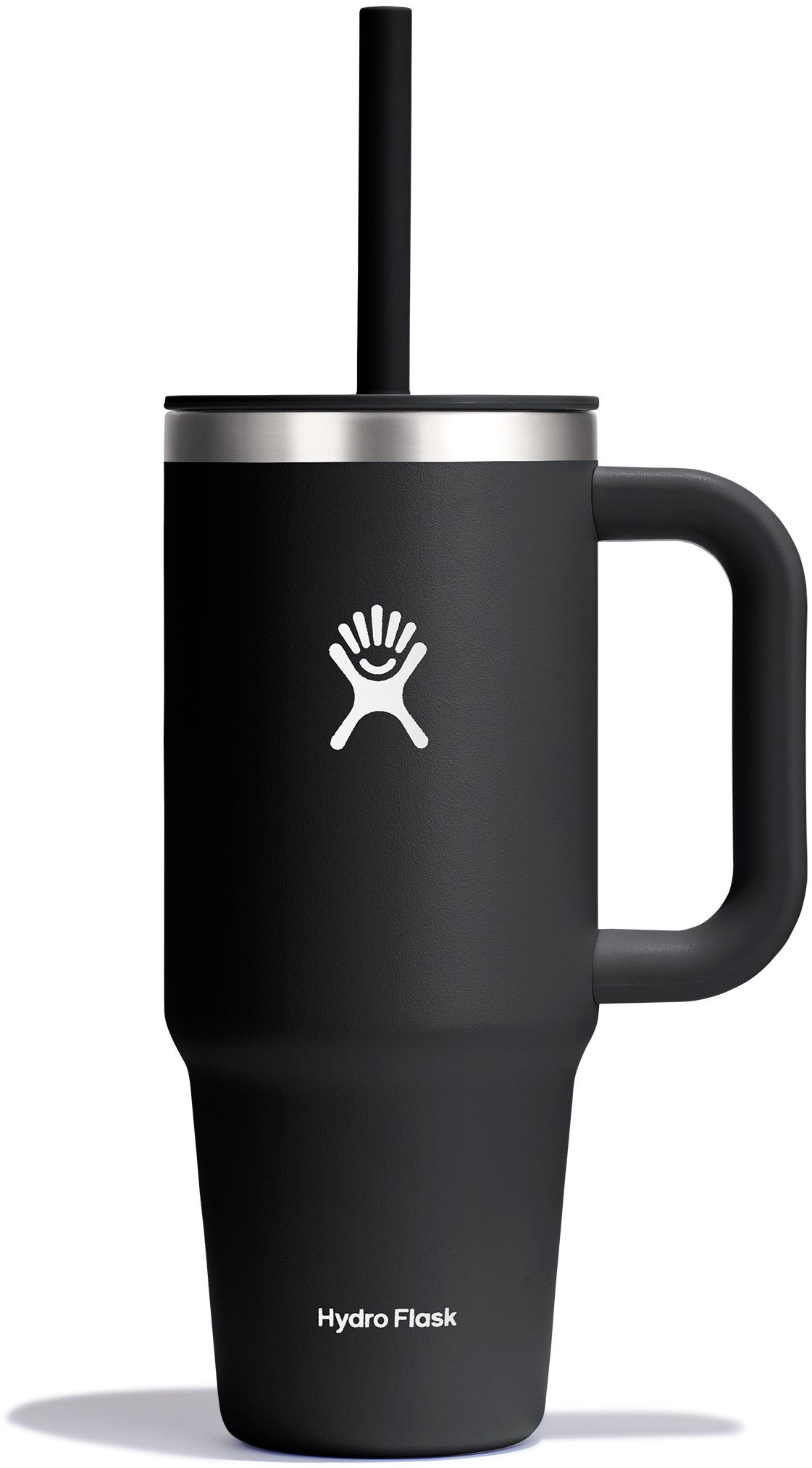 HYDRO FLASK Thermobecher "All Around Travel Tumbler in den Größen 24 oz/ 32 oz / 40 oz", 28,96cm, 709ml, 1 Stk., schwarz, Trinkgefäße, Thermo Cup mit