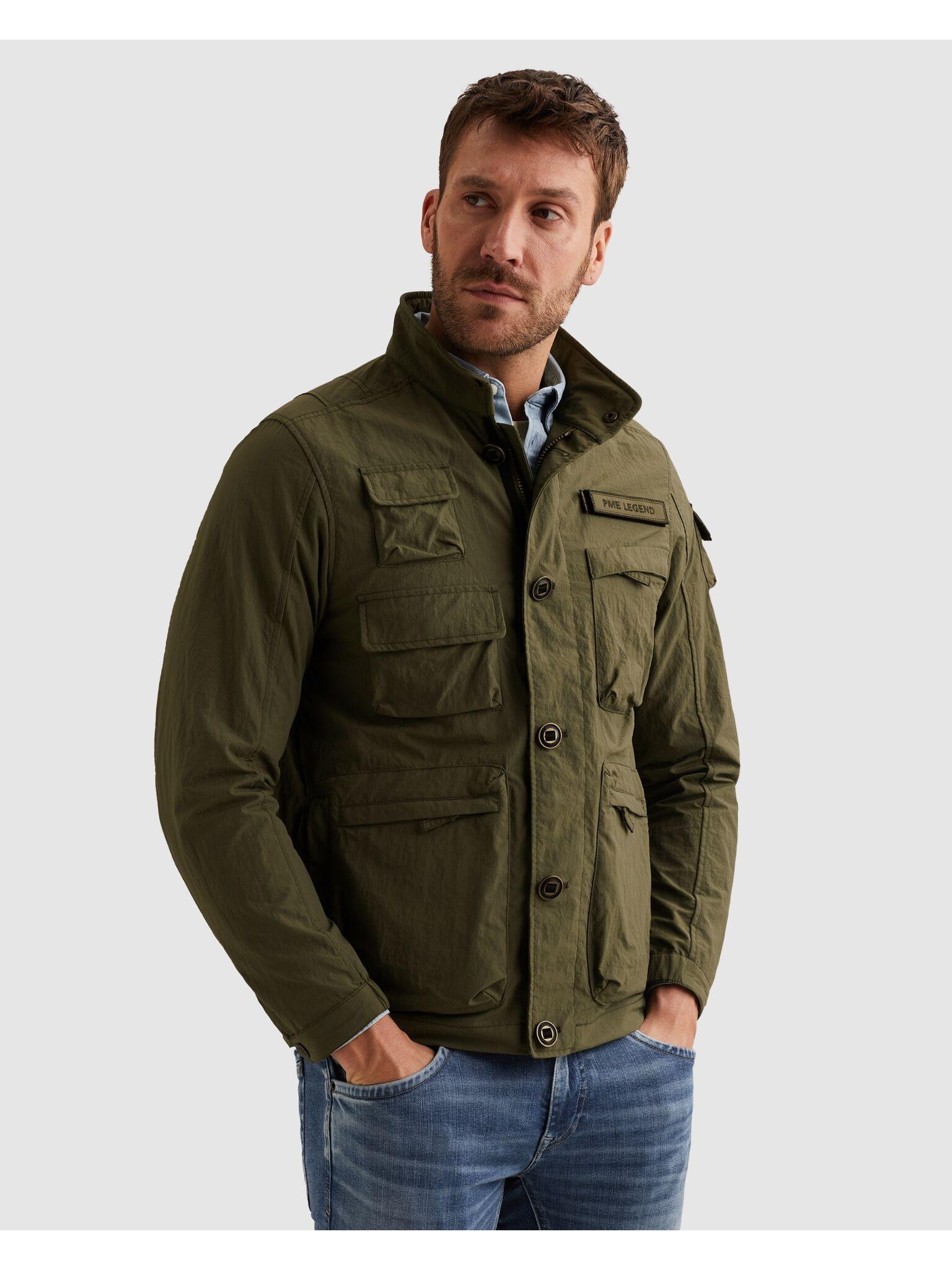 PME LEGEND Outdoorjacke "Semi long jacket CARGOYET" mit Taschen