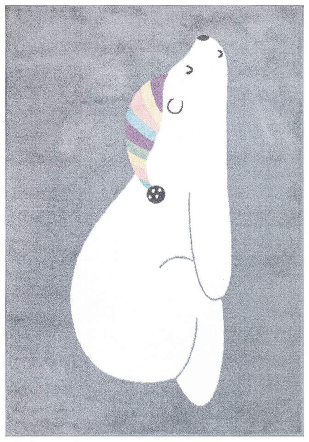 Thumbnail - Carpet City Kinderteppich "ANIME921" rechteckig 11 mm Höhe Kinderzimmer Teppich Modern mit Mond, Blumen, Wolken, Creme, ...